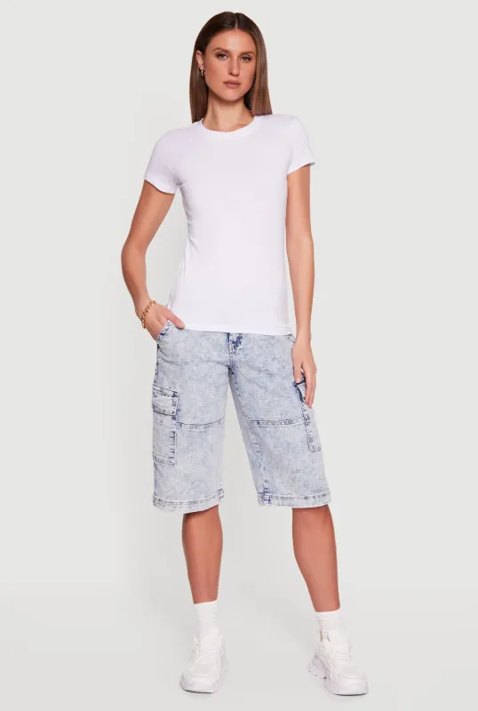 Short Sleeve Crew Neck Tee made by Rainbow