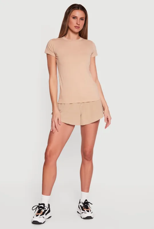 Short Sleeve Crew Neck Tee made by Rainbow