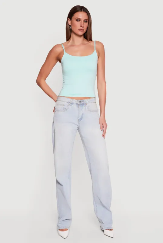 Scoop Neck Padded Cup Cami made by Rainbow
