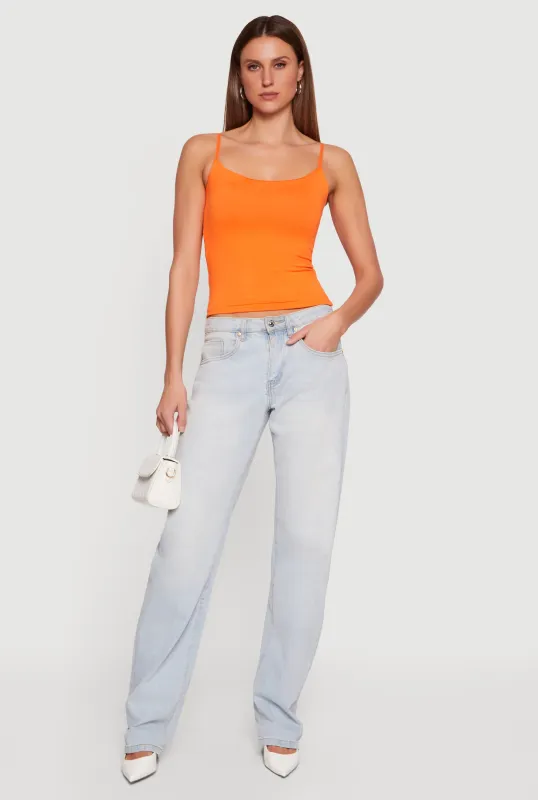 Scoop Neck Padded Cup Cami made by Rainbow