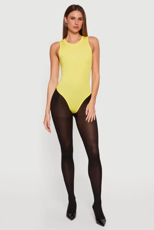 Scoop Neck Racerback Bodysuit made by Daisy