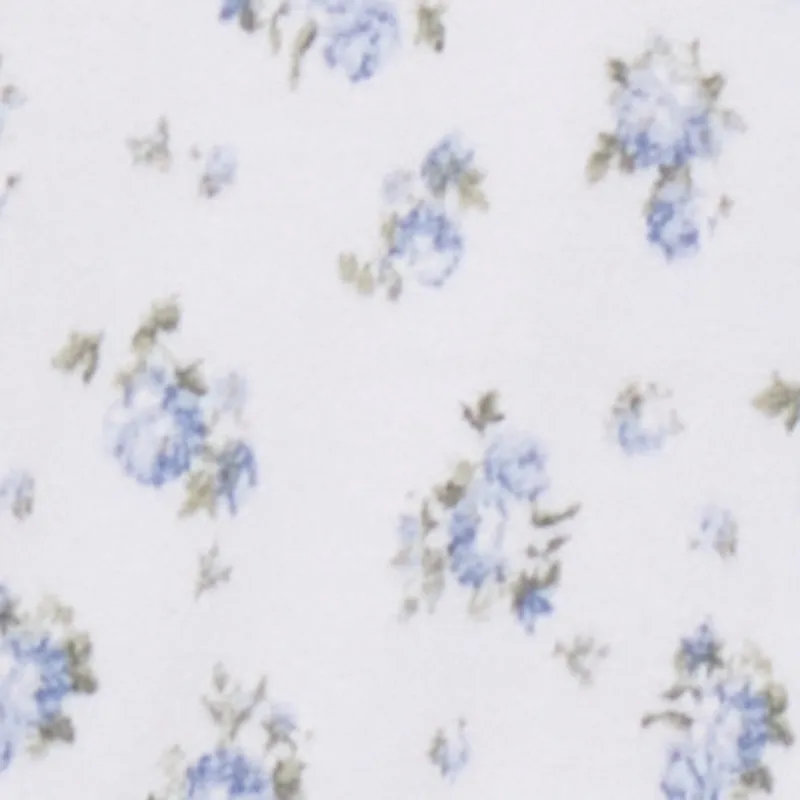 Ditsy Floral Print Raglan Sleeve Polo Sweatshirt sold by Rainbow product image thumbnail 4