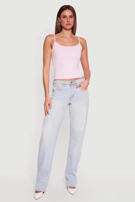 Scoop Neck Padded Cup Cami made by Rainbow