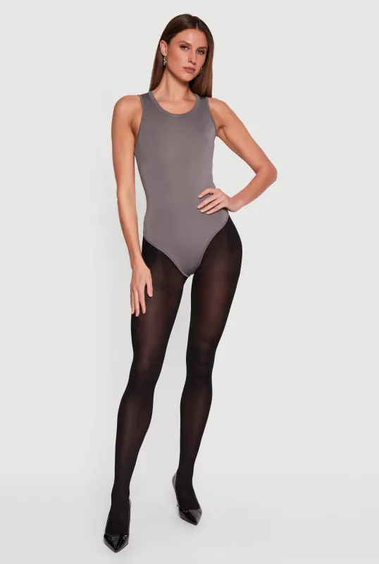 Scoop Neck Racerback Bodysuit made by Daisy