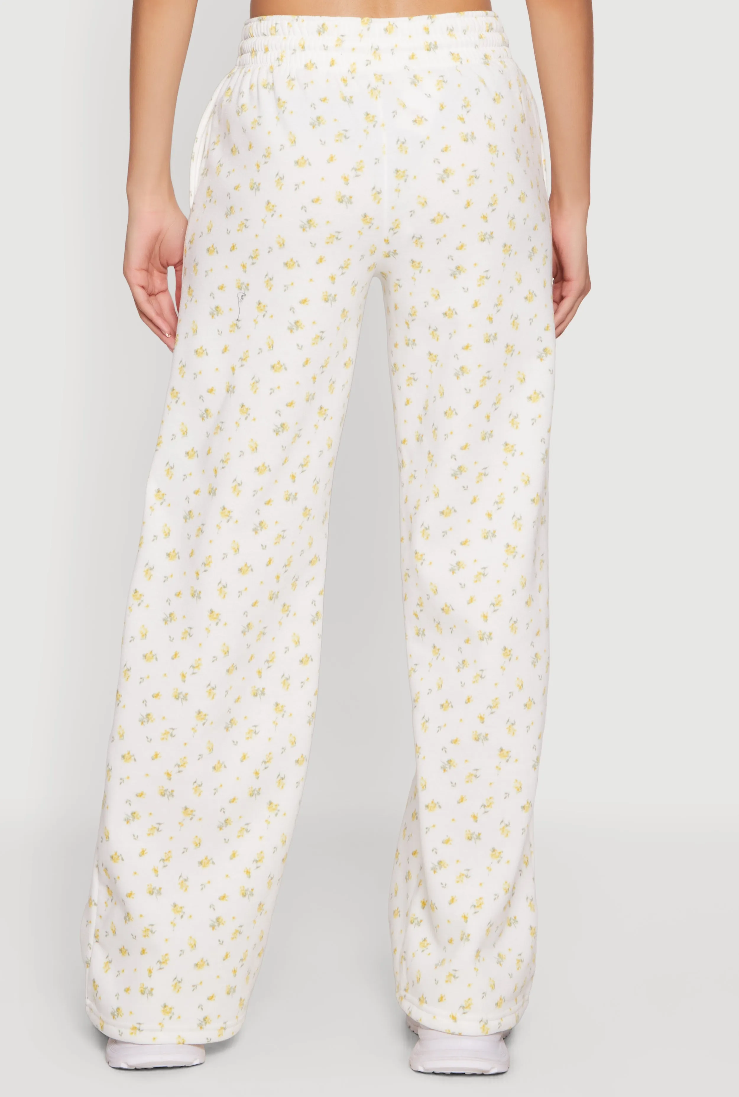 Ditsy Floral Print High Waisted Sweatpants sold by Rainbow product image thumbnail 5