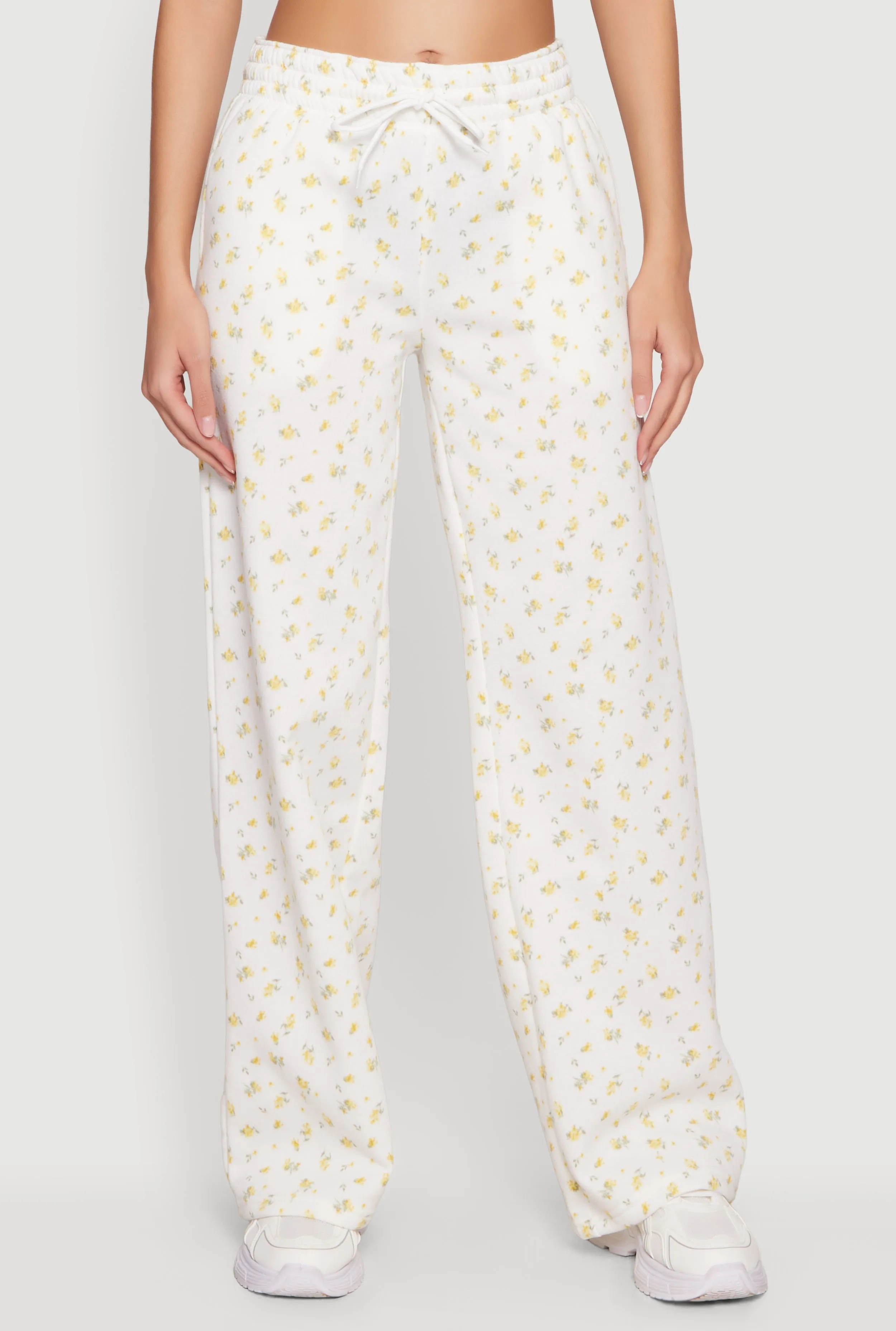 Ditsy Floral Print High Waisted Sweatpants sold by Rainbow product image thumbnail 3