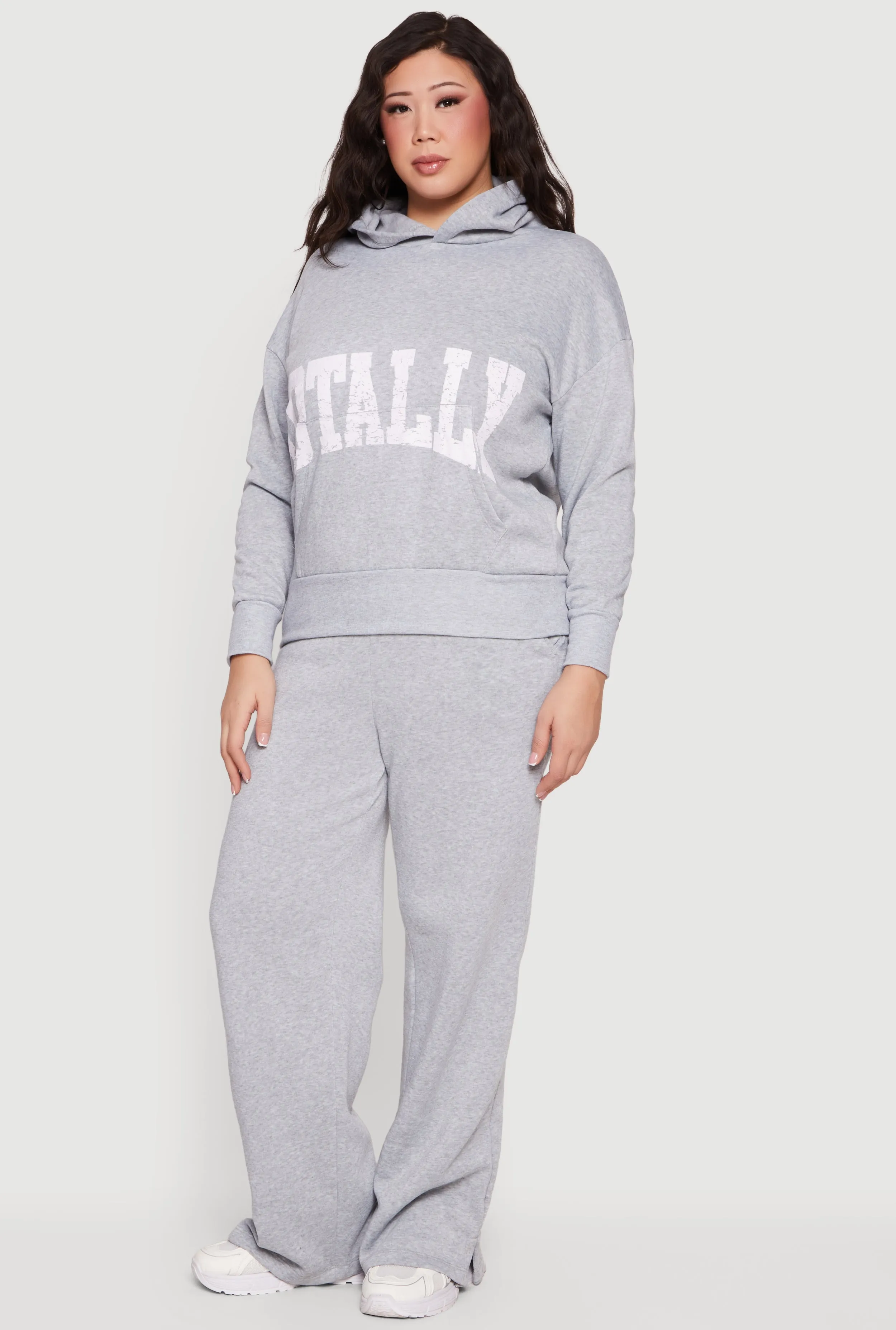 Plus Size Totally Graphic Pullover Hoodie sold by Rainbow product image thumbnail 3