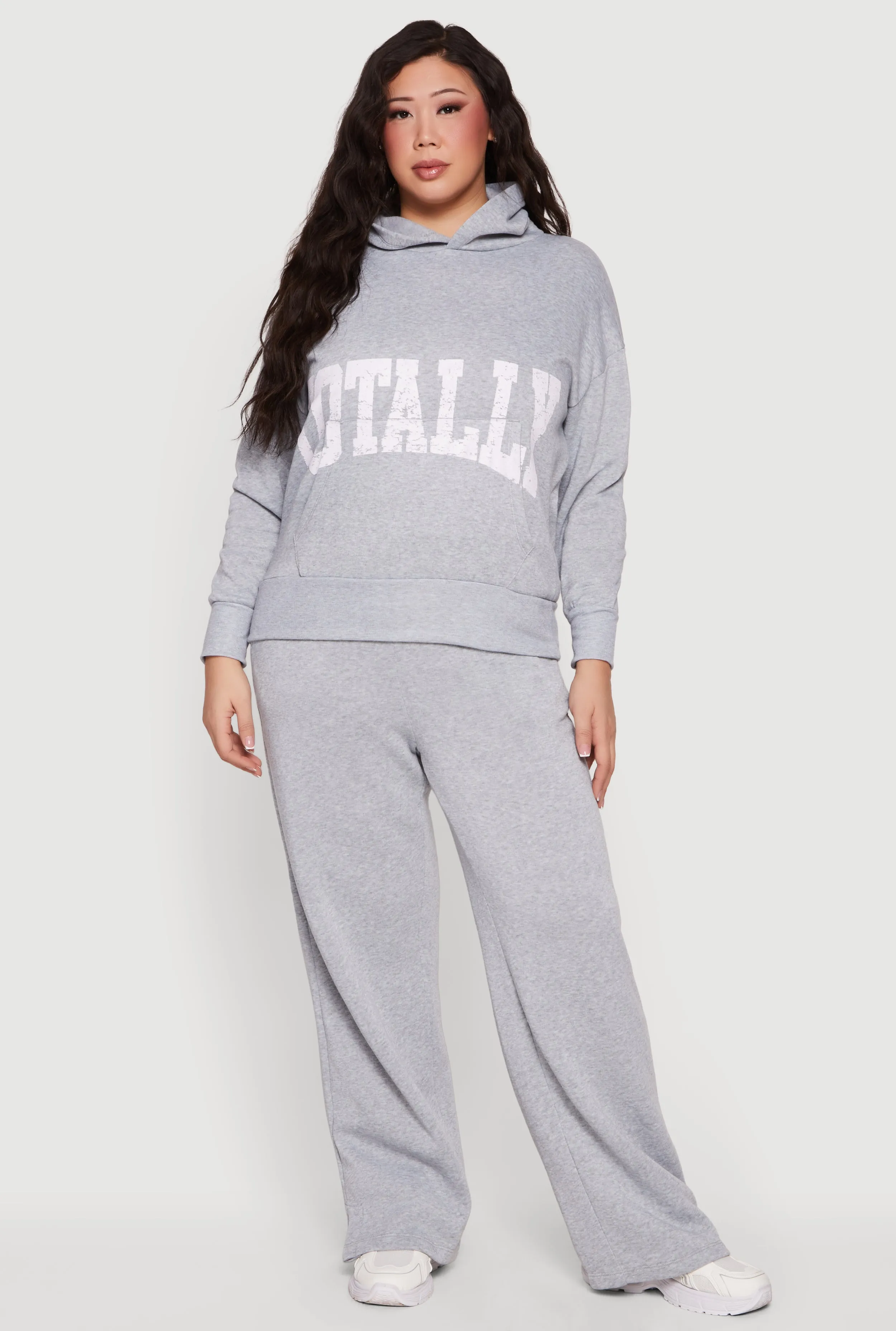 Plus Size Totally Graphic Pullover Hoodie sold by Rainbow product image thumbnail 2