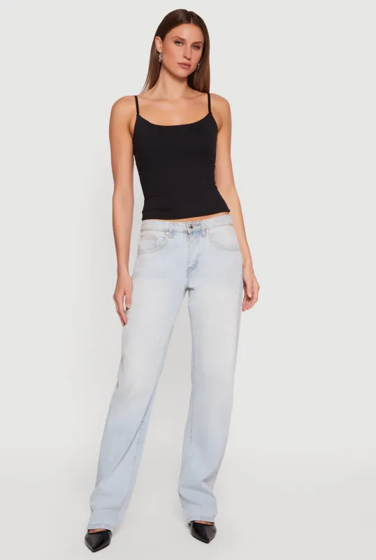 Scoop Neck Padded Cup Cami made by Rainbow