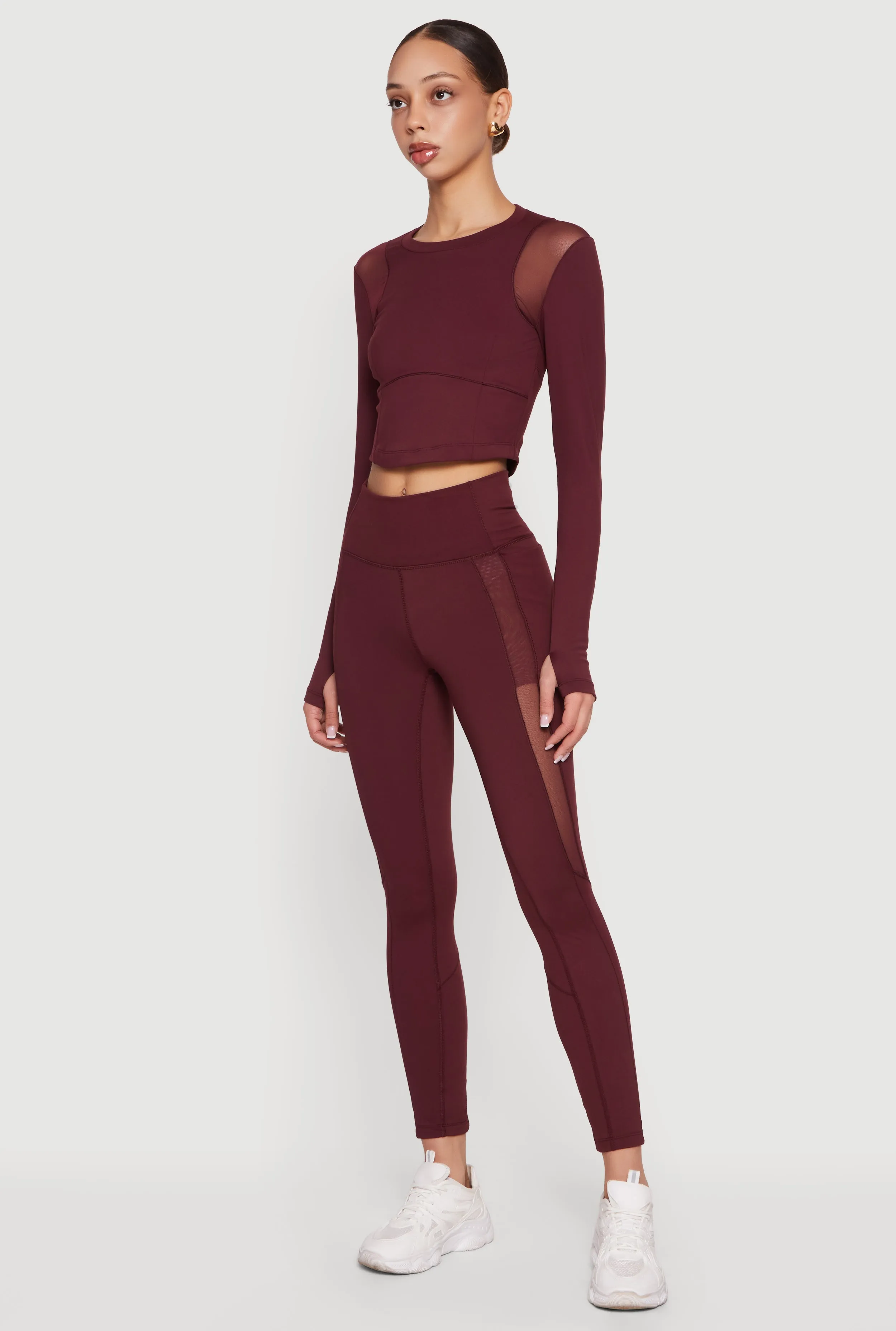 Mesh Detail Side Pocket Active Leggings sold by Rainbow product image thumbnail 2