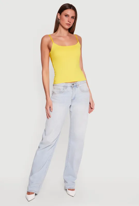 Scoop Neck Padded Cup Cami made by Rainbow