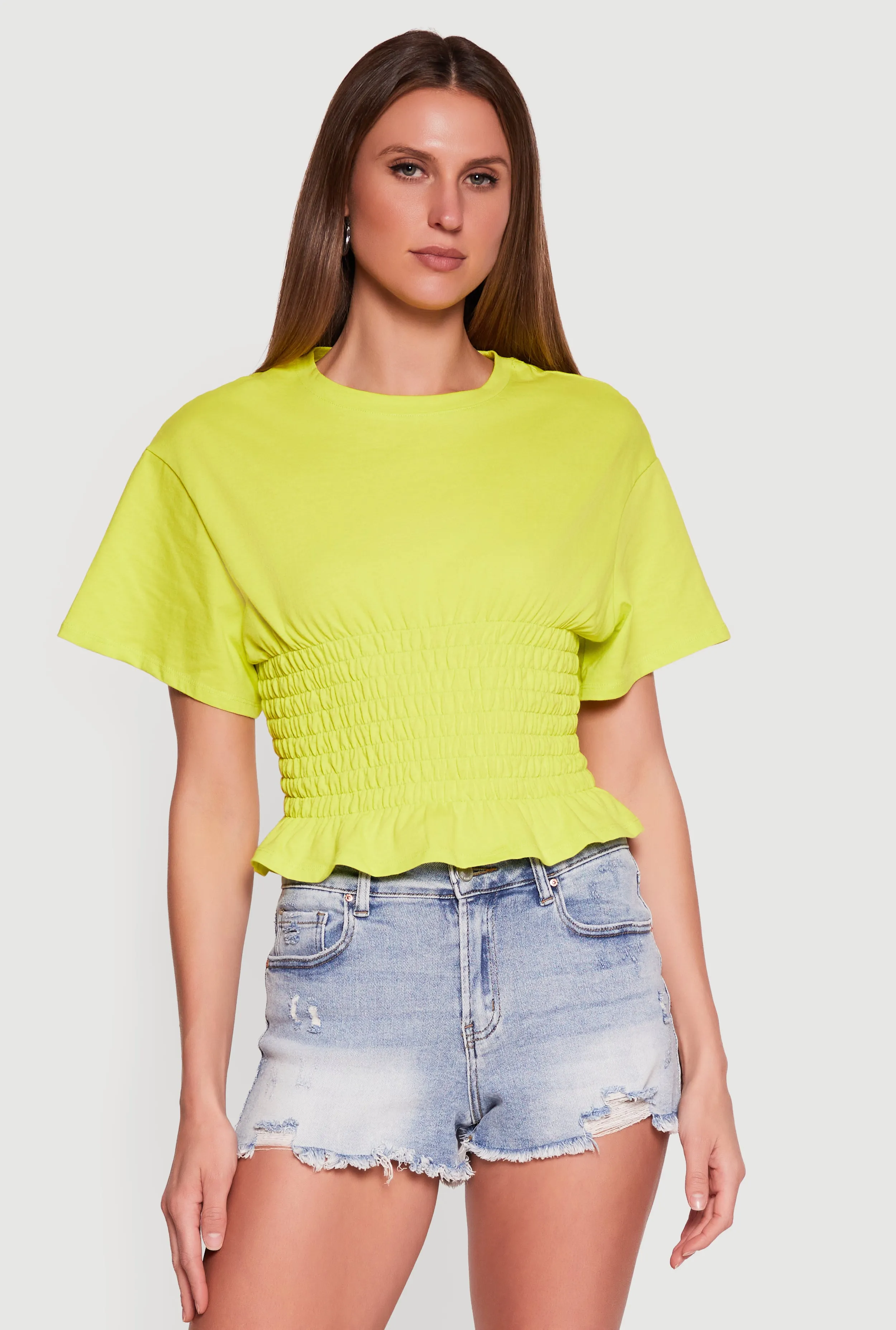 Smocked Waist Dolman Sleeve Top sold by Rainbow product image thumbnail 2