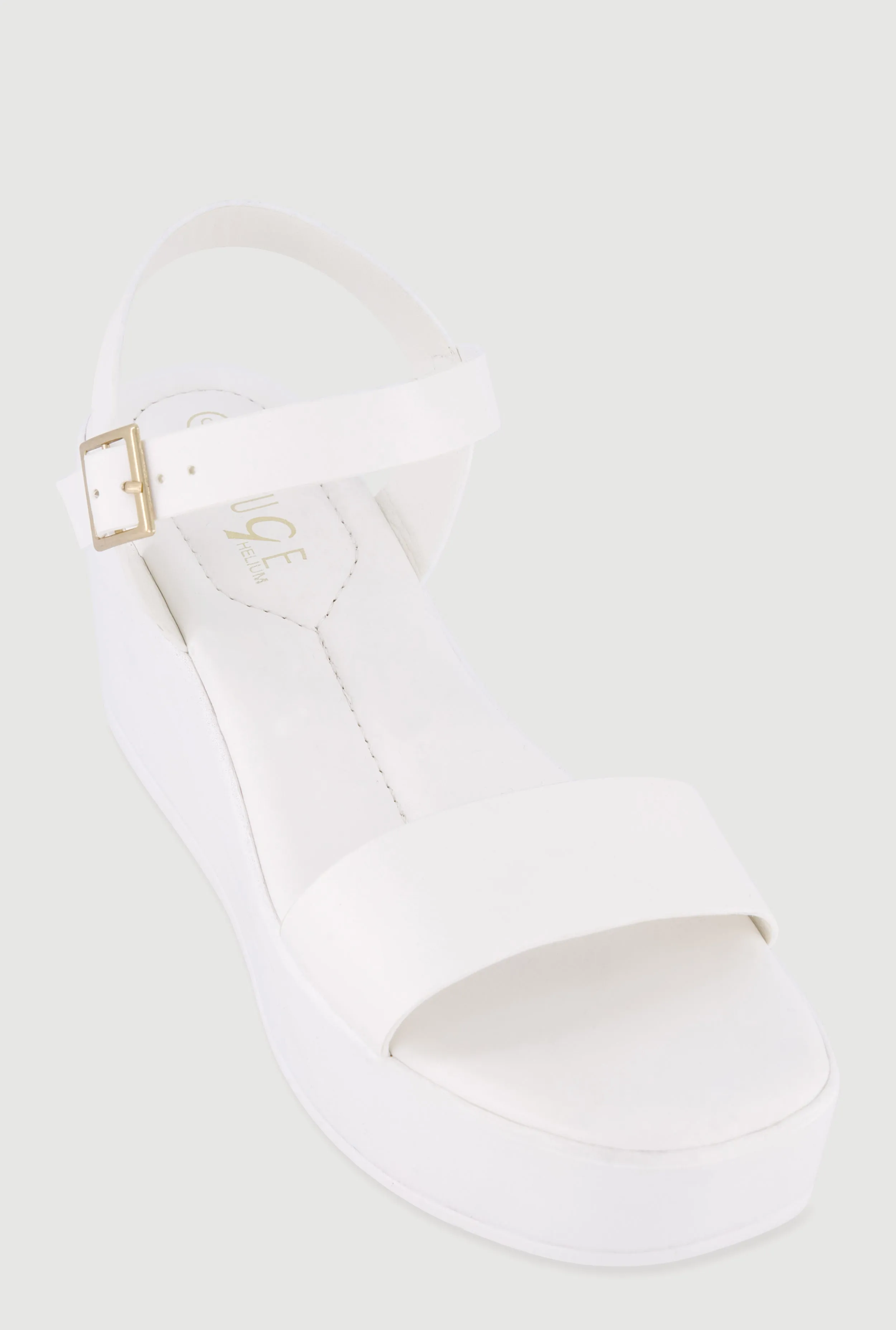 Faux Leather Open Toe Wedges sold by Rainbow