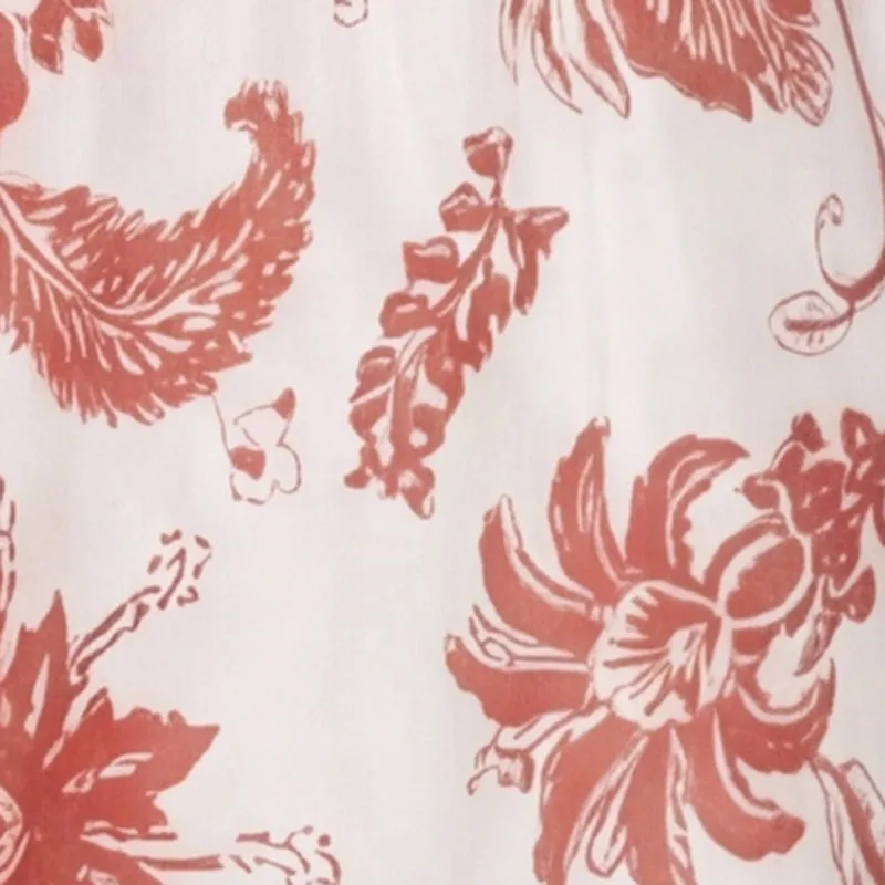 Floral Satin Print Faux Wrap Crop Top sold by Rainbow product image thumbnail 4