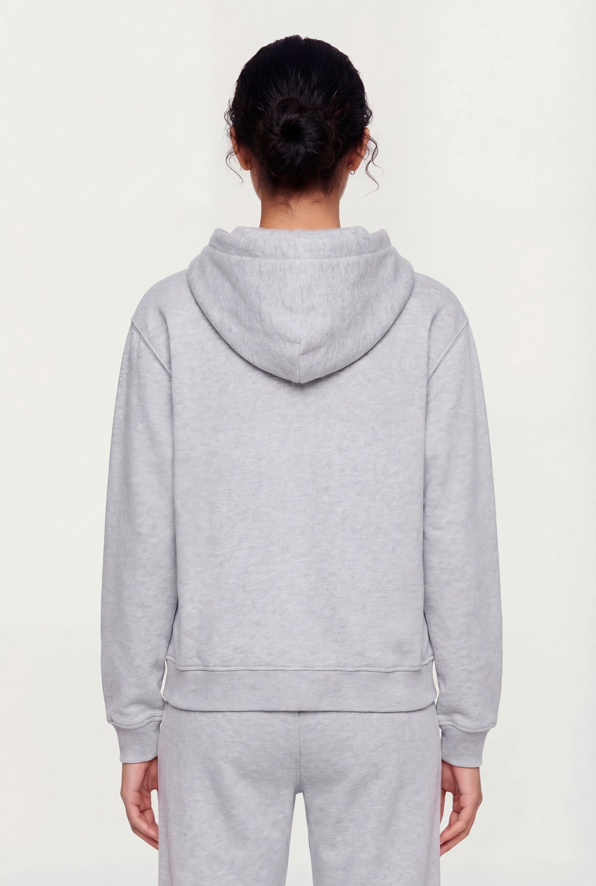 Floral Applique Pullover Drawstring Hoodie sold by Rainbow product image thumbnail 5