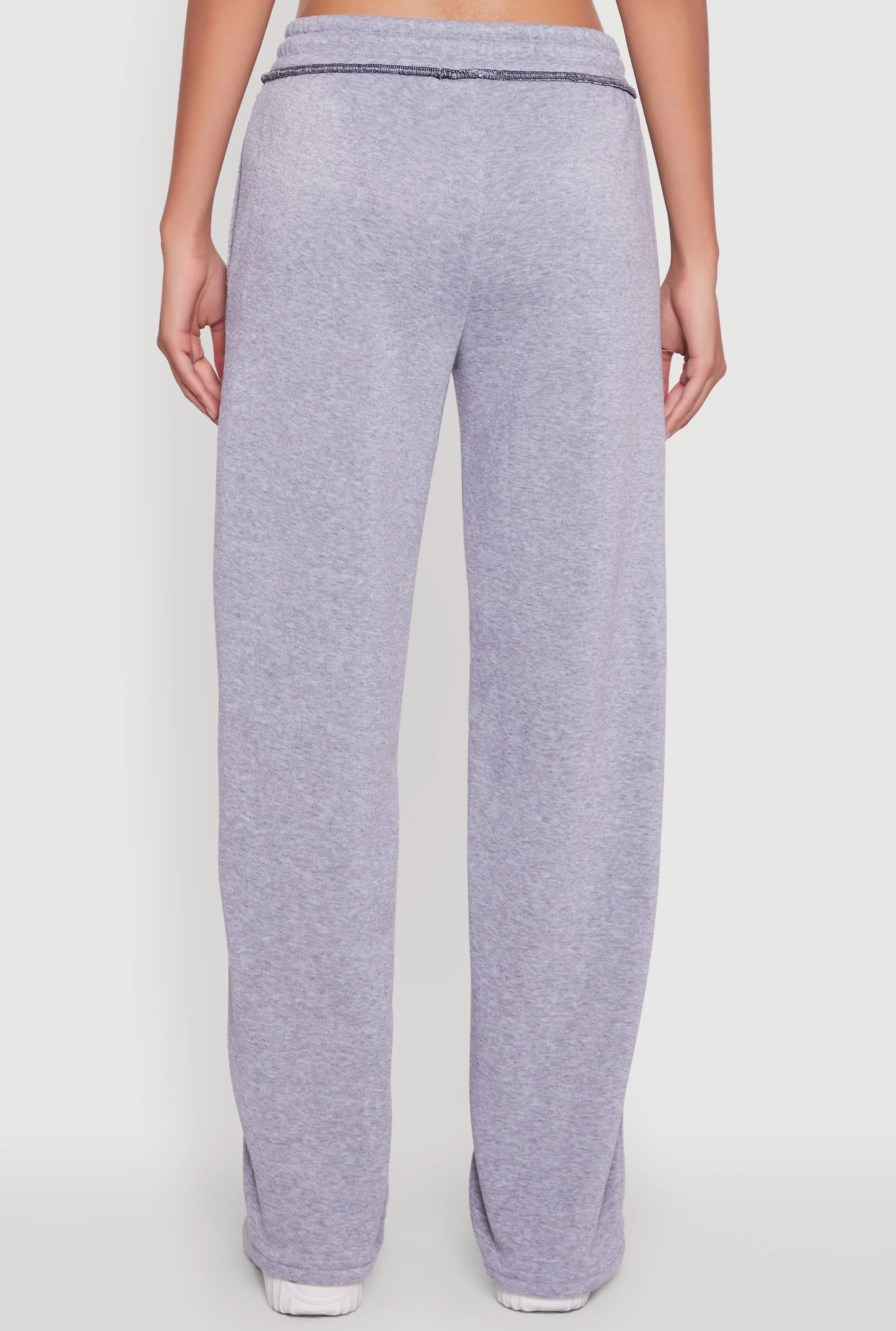 Mid Rise Fleece Straight Leg Sweatpants sold by Rainbow product image thumbnail 5