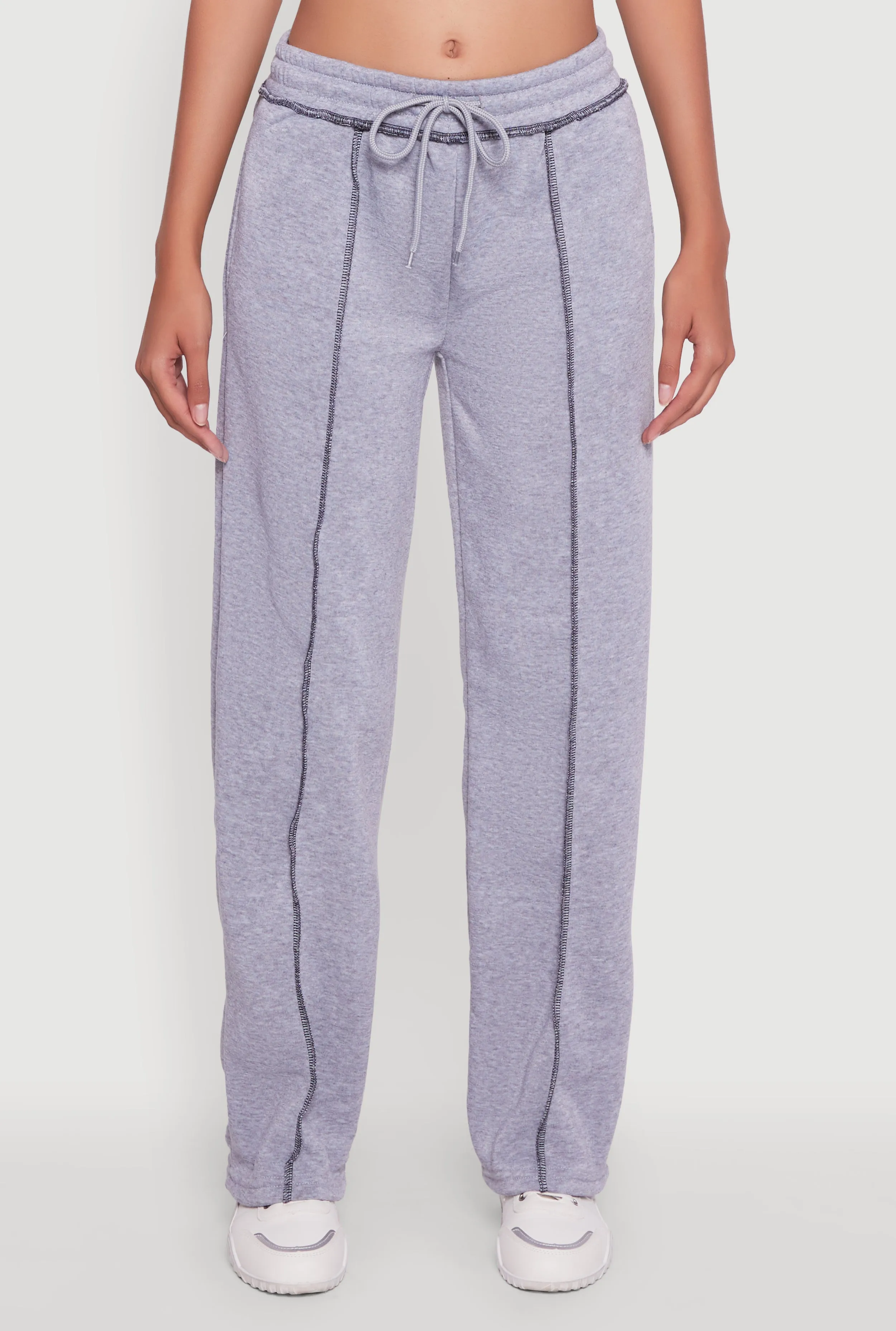 Mid Rise Fleece Straight Leg Sweatpants sold by Rainbow product image thumbnail 3