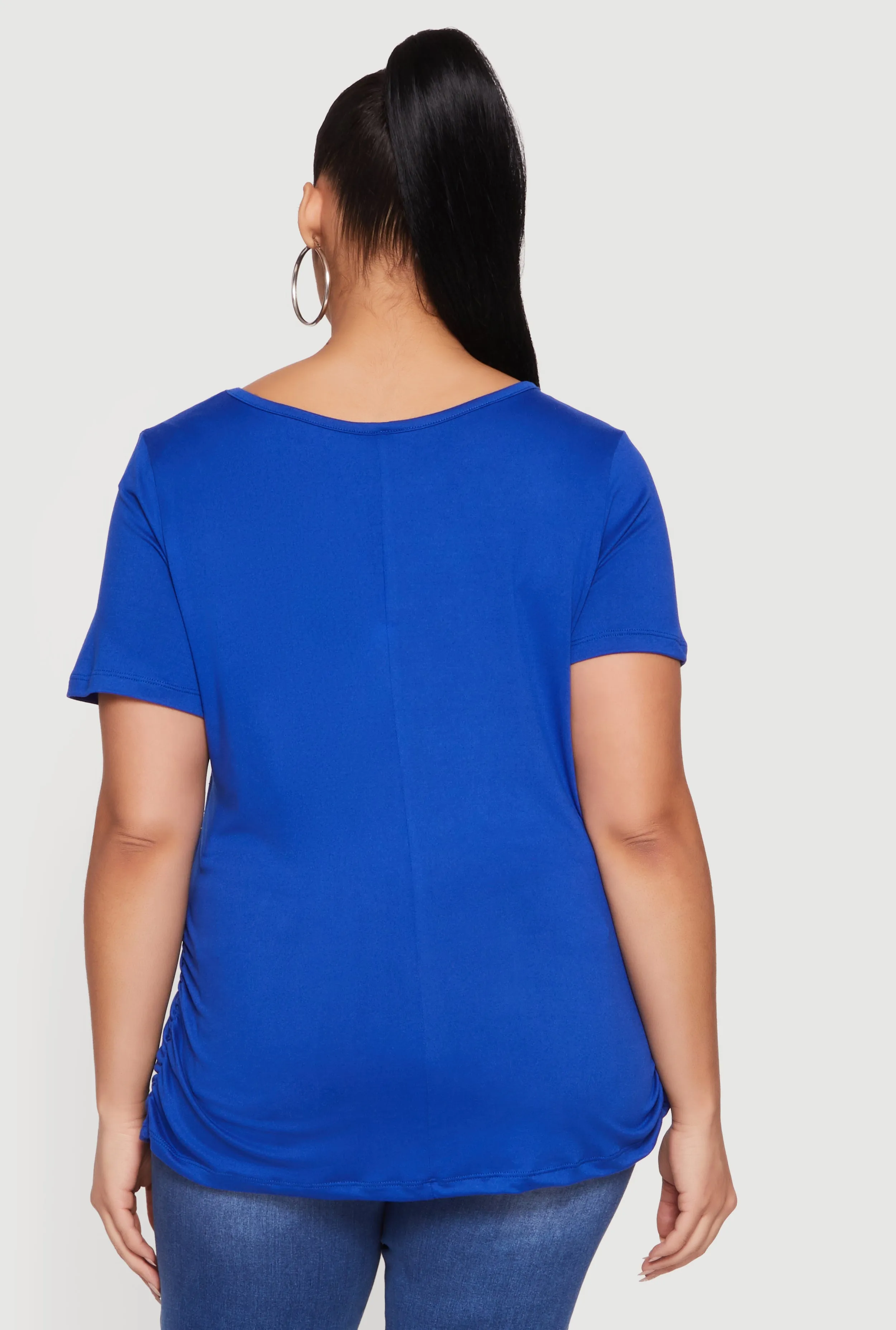 Plus Size Rhinestone Faith Graphic Tee sold by Rainbow product image thumbnail 5