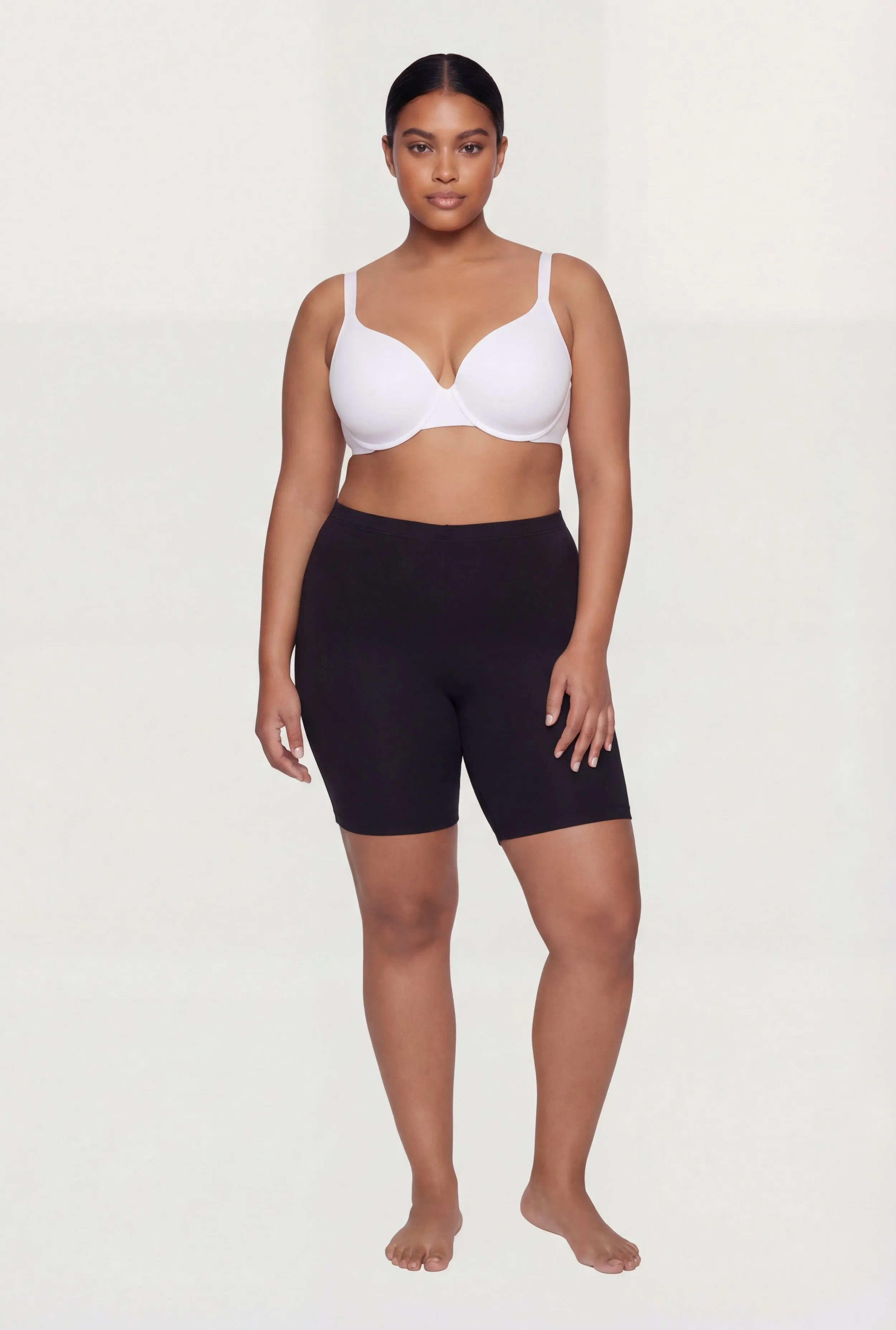 Plus Size Seamless Back Underwire Plunge Bra sold by Rainbow product image thumbnail 2