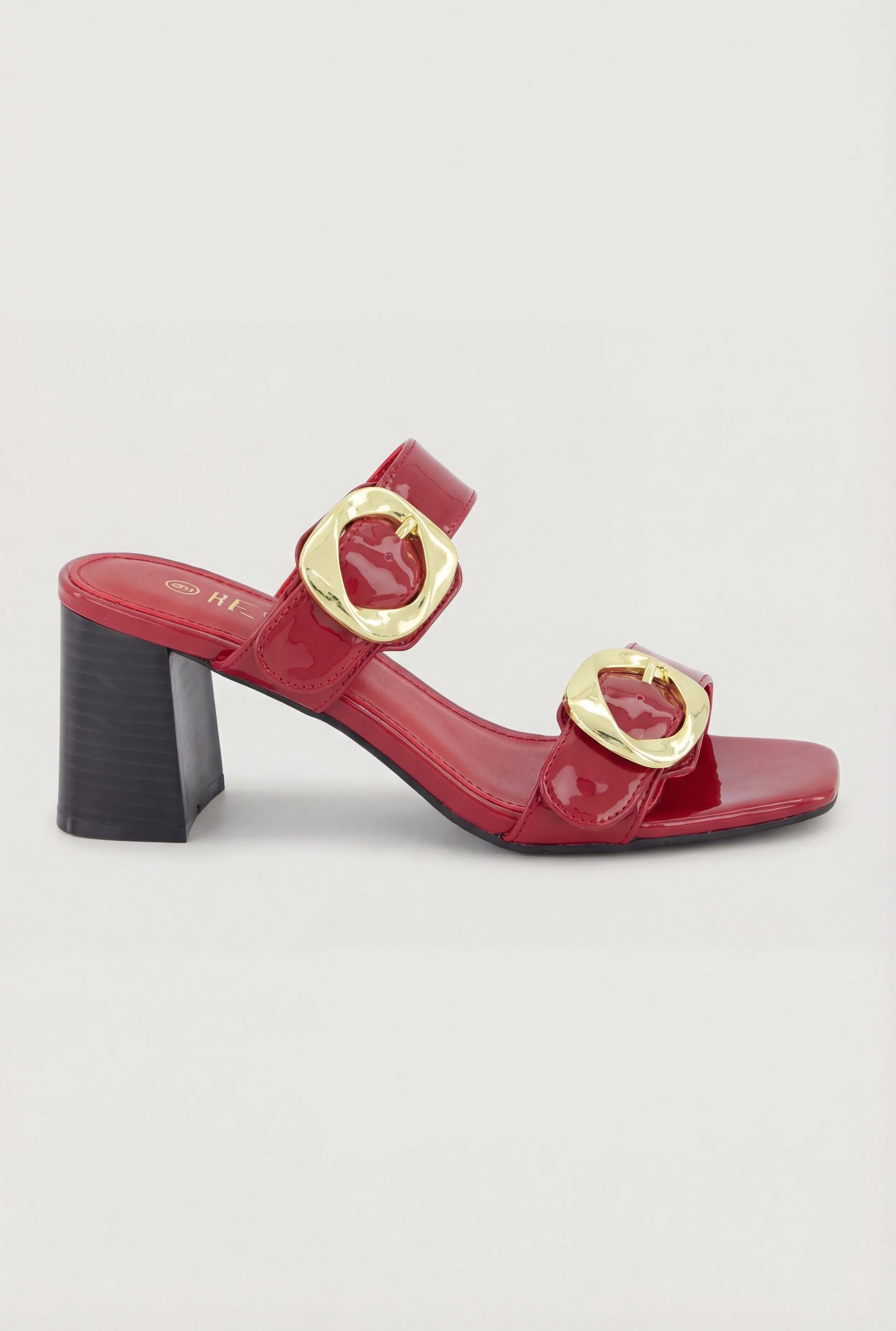 Double Buckle Band Block Heels sold by Rainbow product image thumbnail 5