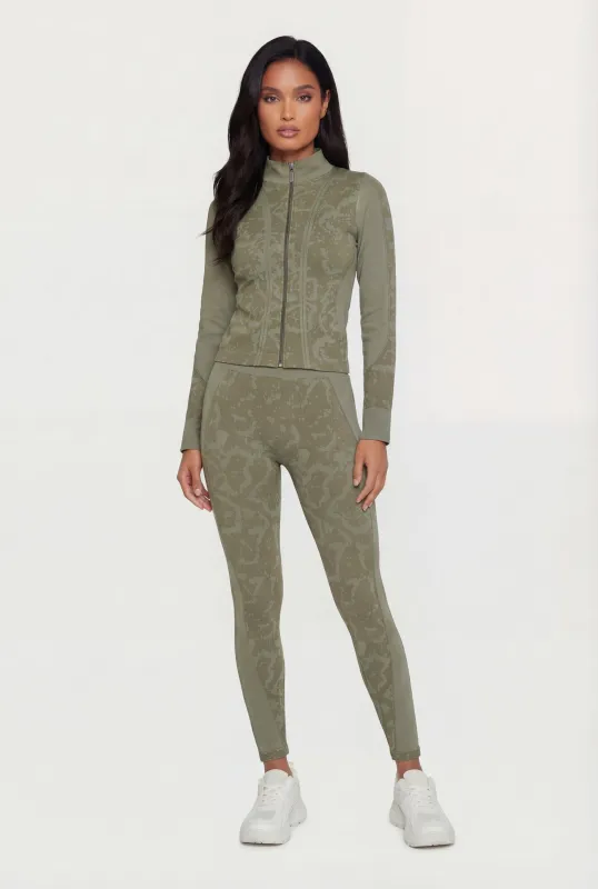 Seamless High Waisted Activewear Leggings made by Rainbow