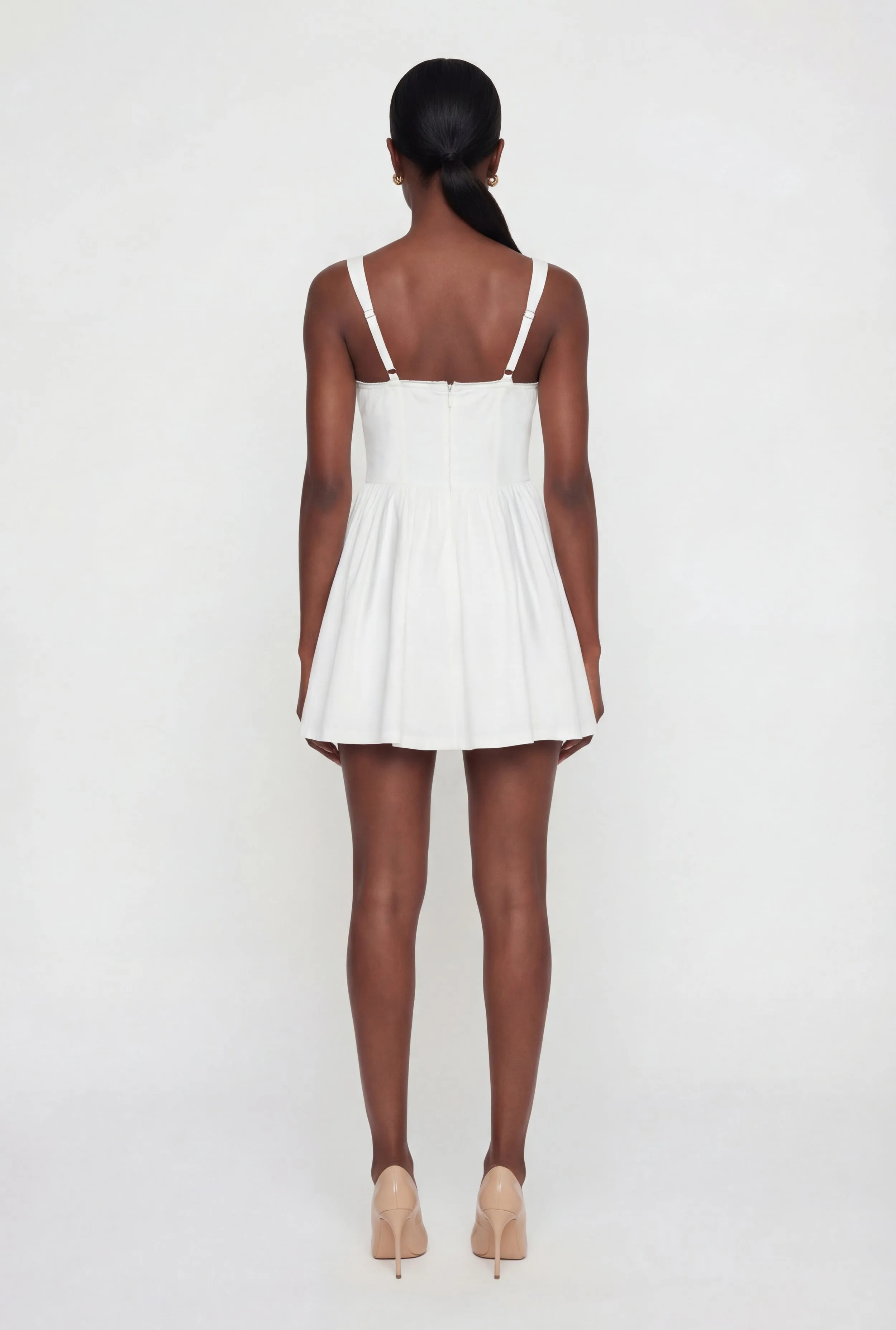 Drawstring Front Bustier Skater Dress sold by Rainbow product image thumbnail 3