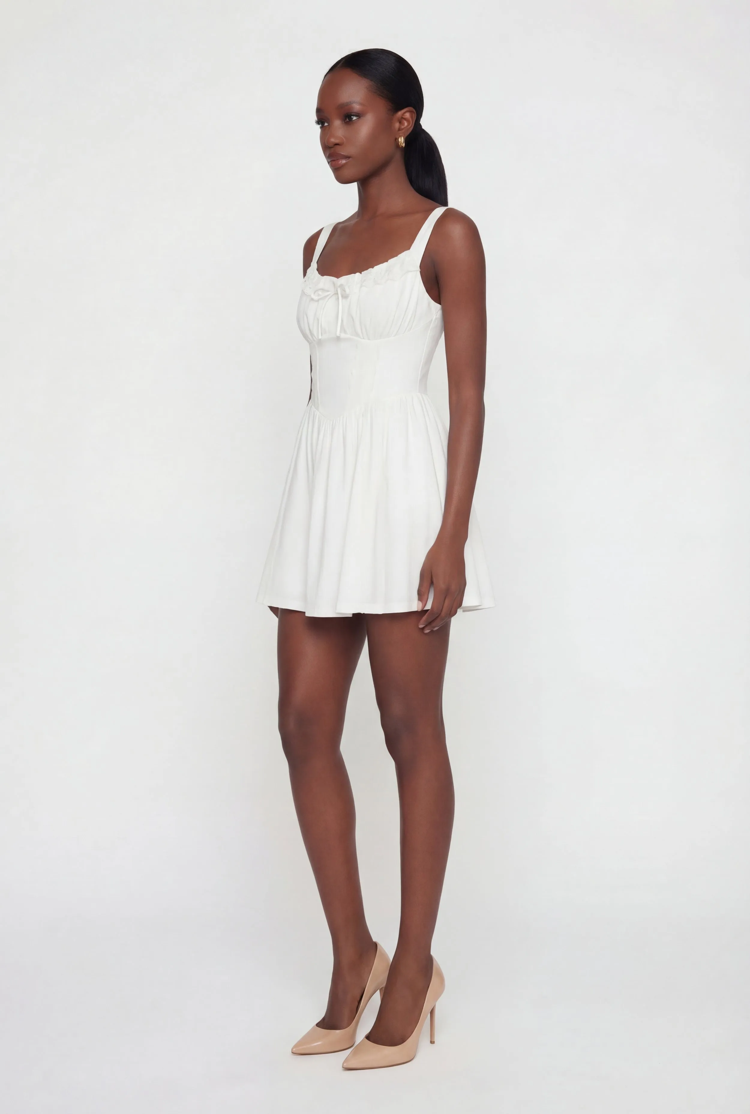 Drawstring Front Bustier Skater Dress sold by Rainbow product image thumbnail 2