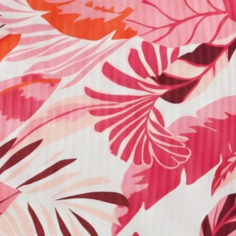 Plus Size Leaf Print Rib Knit Mini Tank Dress sold by Rainbow product image thumbnail 4