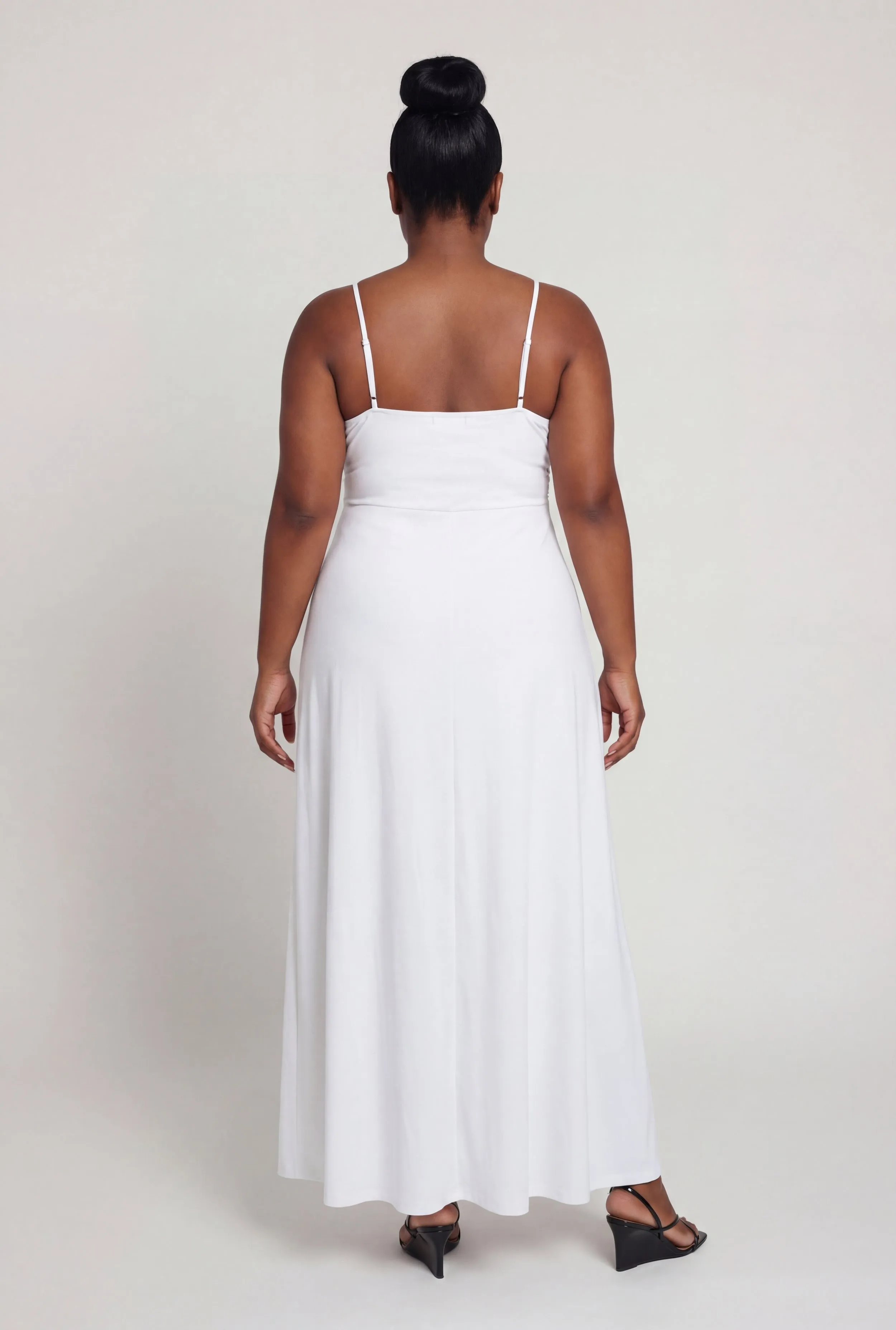 Plus Size Ruched Front Cami Maxi Dress sold by Rainbow product image thumbnail 3