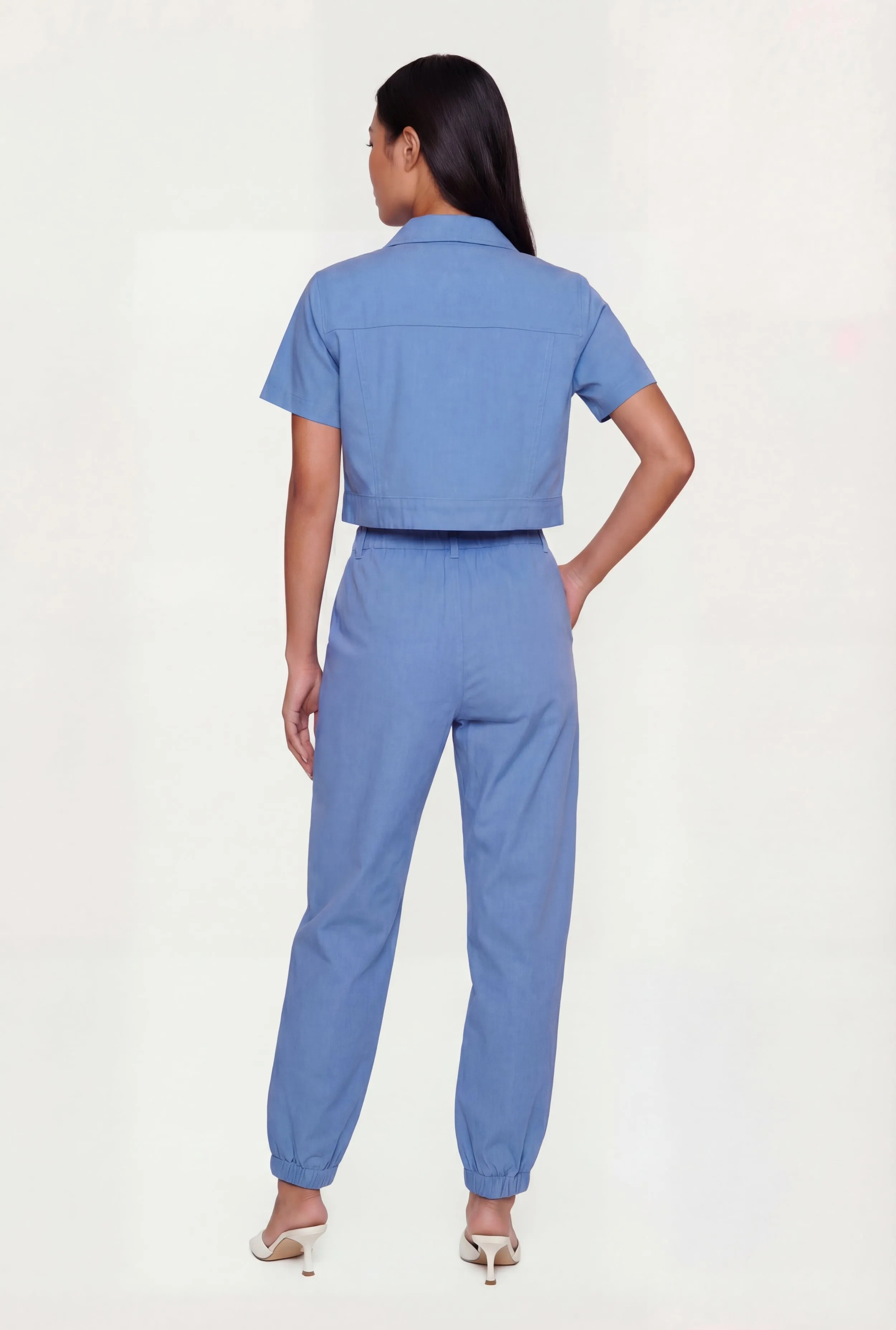 Nylon High Waisted Cargo Joggers sold by Rainbow product image thumbnail 5