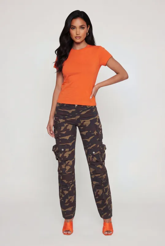 Short Sleeve Crew Neck Tee made by Rainbow