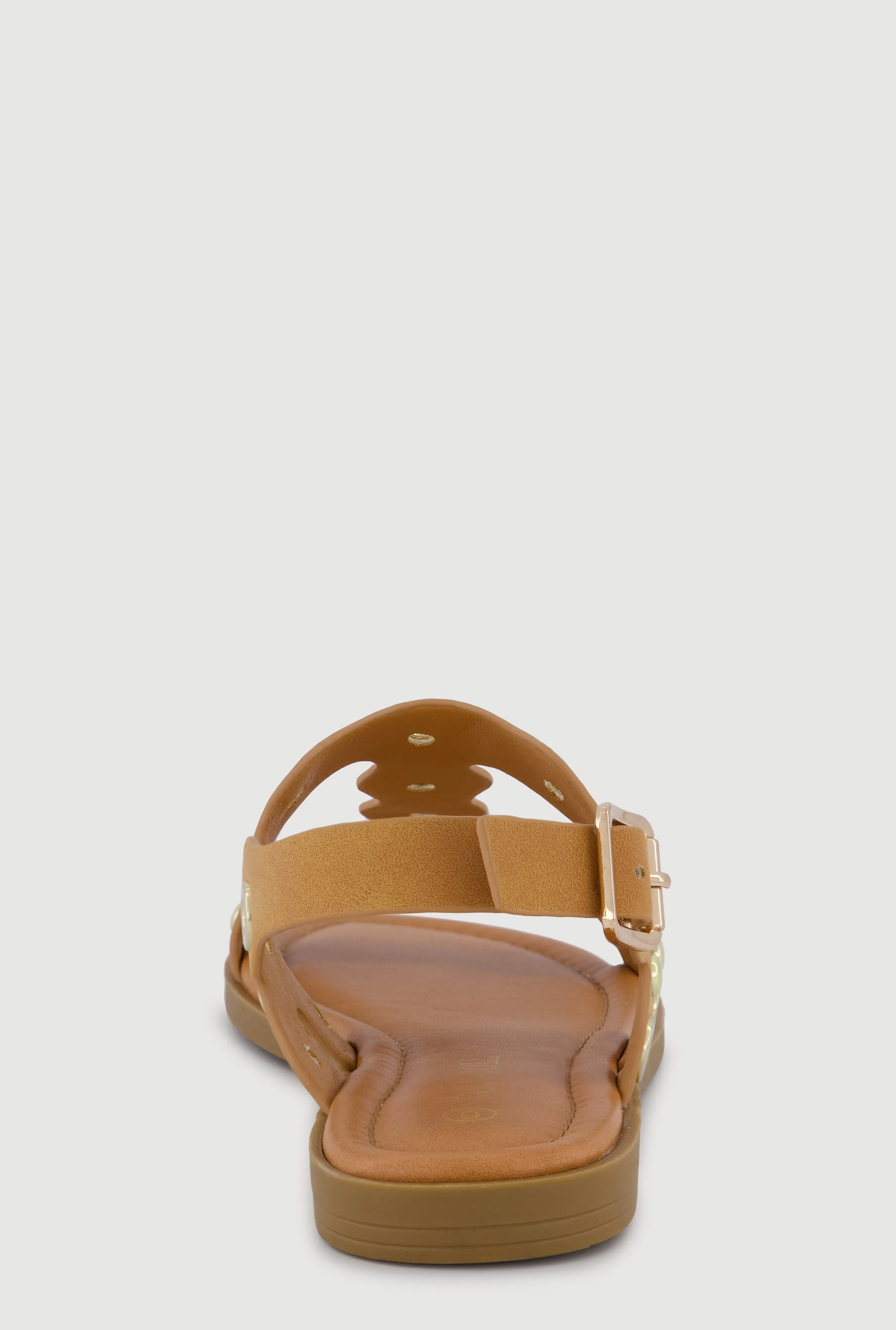 Metallic Grommet Ankle Strap Open Toe Sandals sold by Rainbow product image thumbnail 3