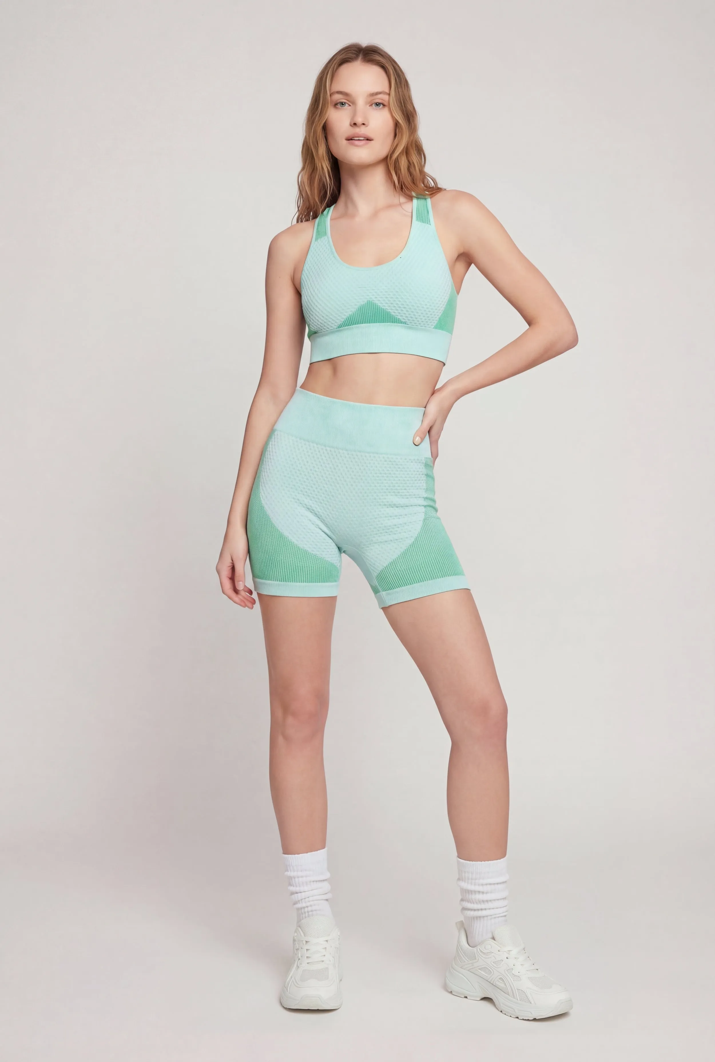 Two Tone Racerback Sports Bra sold by Rainbow product image thumbnail 2