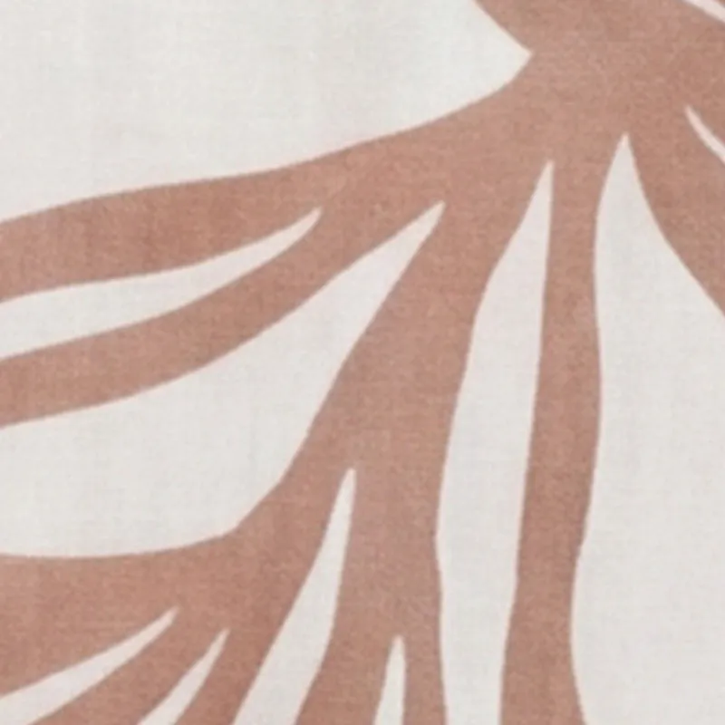 Plus Size Abstract Leaf Print Tie Front Shirt sold by Rainbow product image thumbnail 4