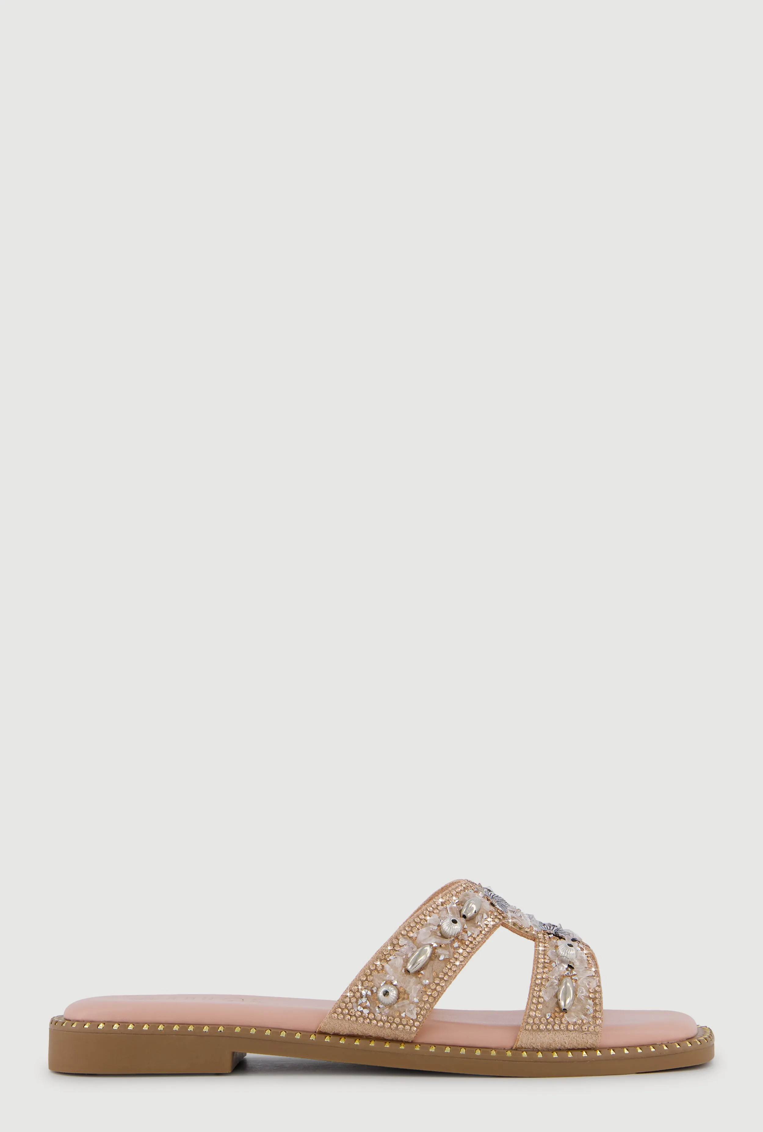 Rhinestone Beaded H Band Sandals sold by Rainbow product image thumbnail 2