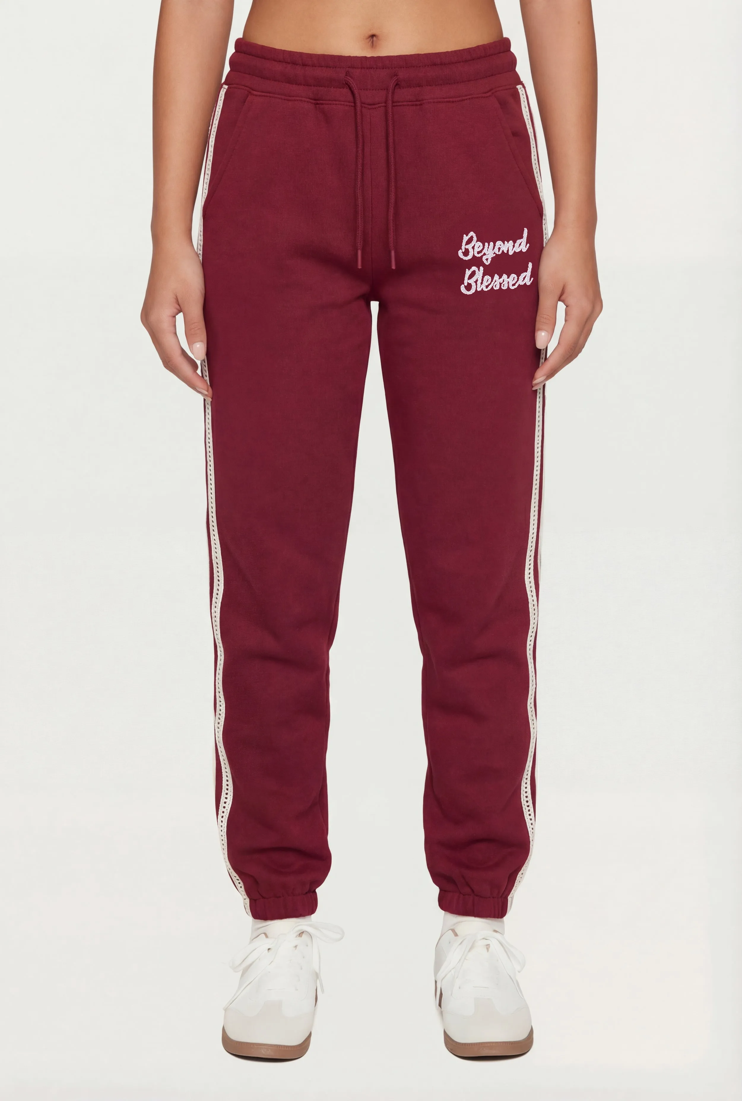 Beyond Blessed Graphic Drawstring Waist Joggers sold by Rainbow product image thumbnail 2