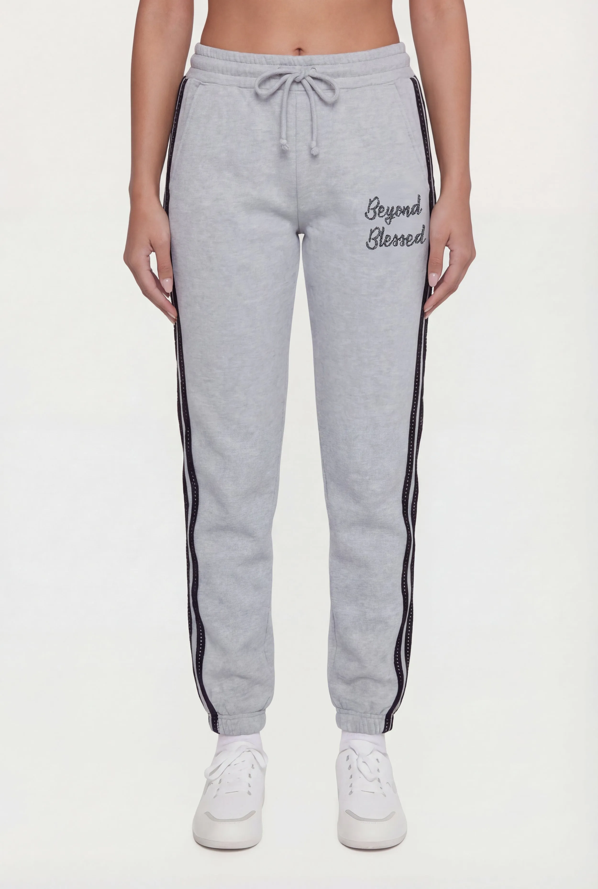 Beyond Blessed Graphic Drawstring Waist Joggers sold by Rainbow product image thumbnail 2