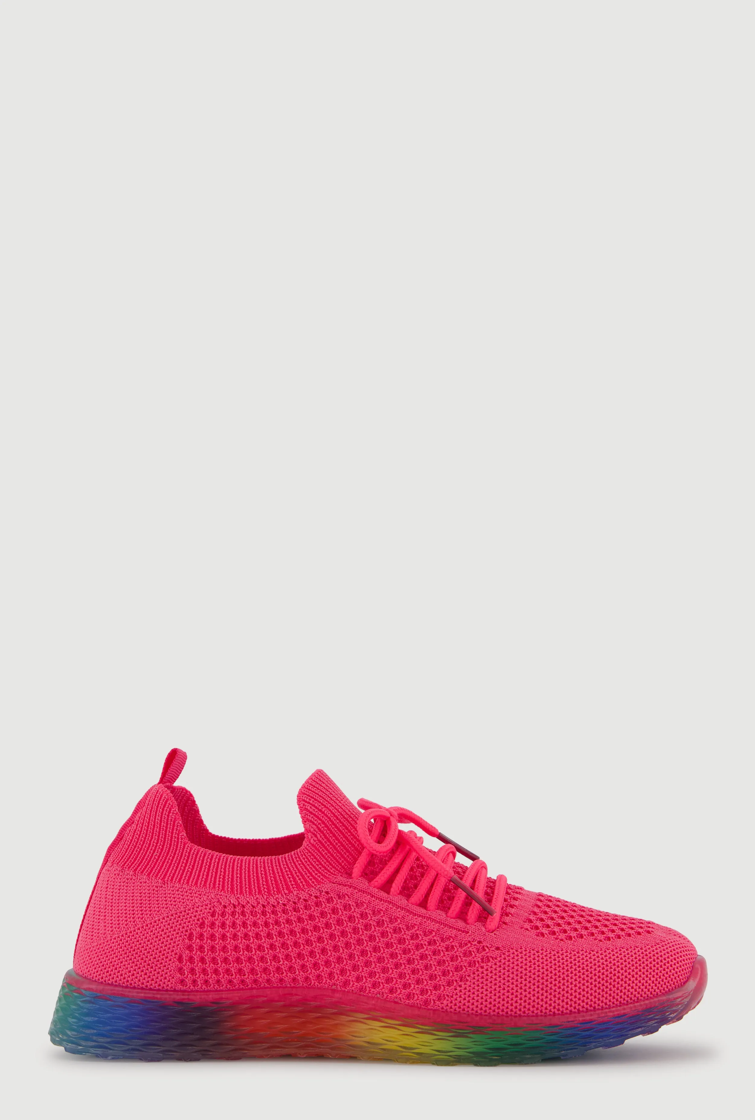 Textured Knit Lace Up Sneakers sold by Rainbow product image thumbnail 2