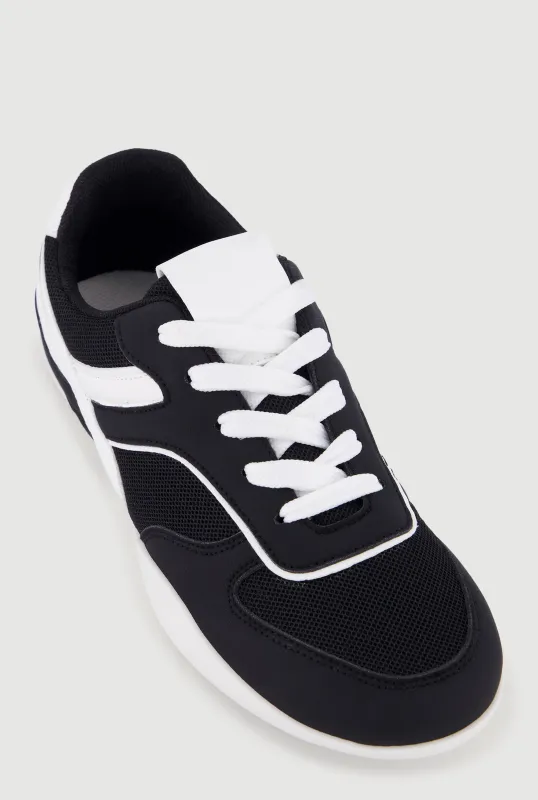 Contrast Low Top Sneakers made by Rainbow