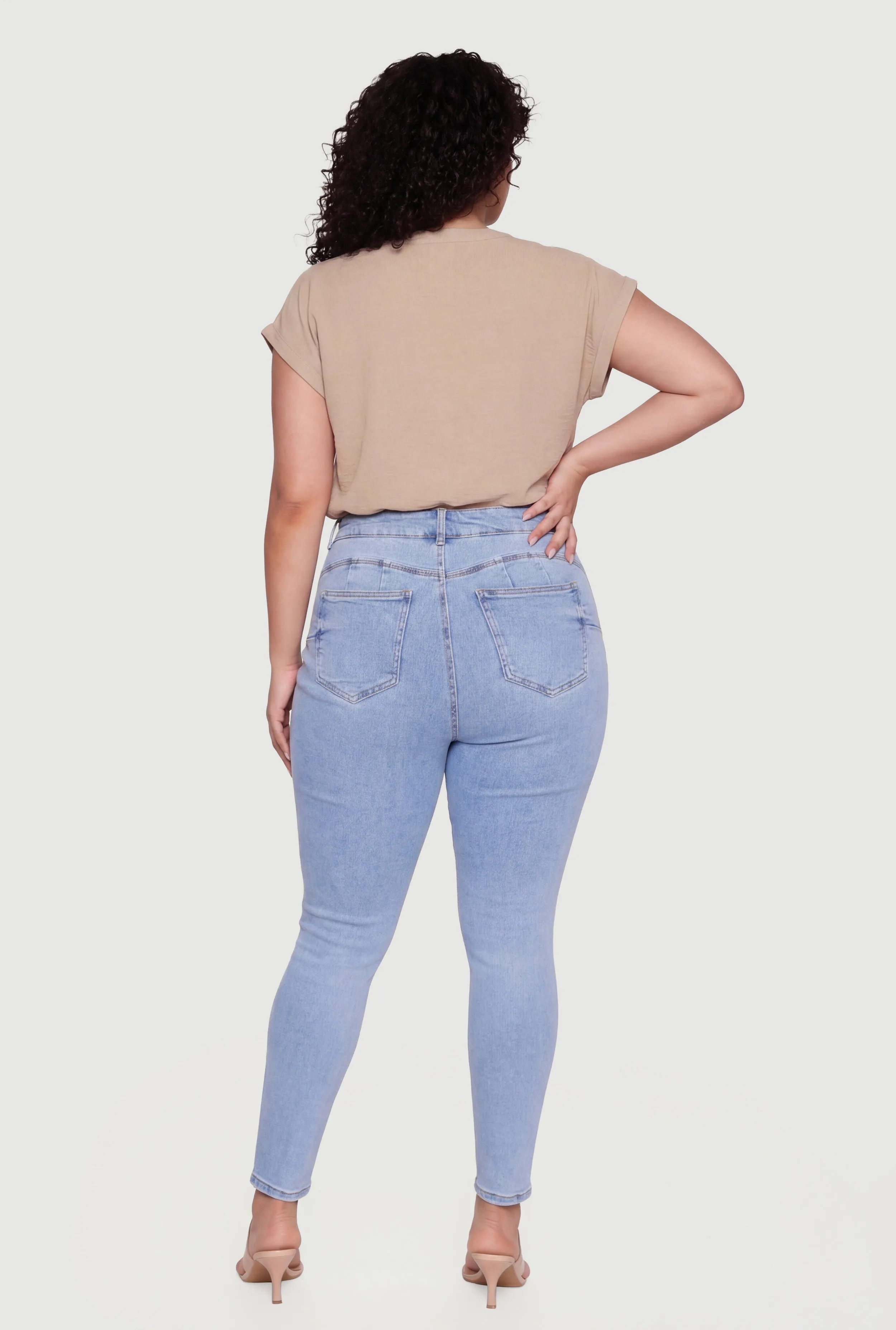 Plus Size Crochet Detail Notch Neck Top sold by Rainbow product image thumbnail 5