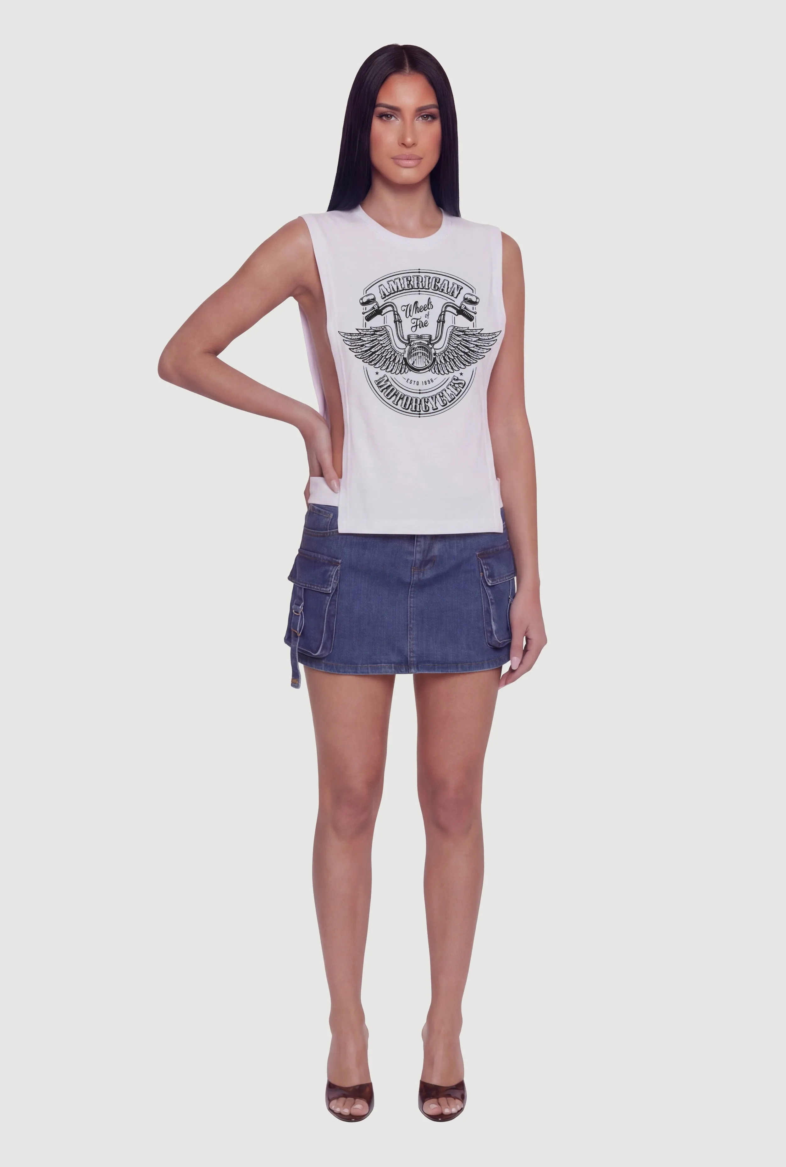 Side Strap Wheels of Fire Graphic Tee sold by Rainbow