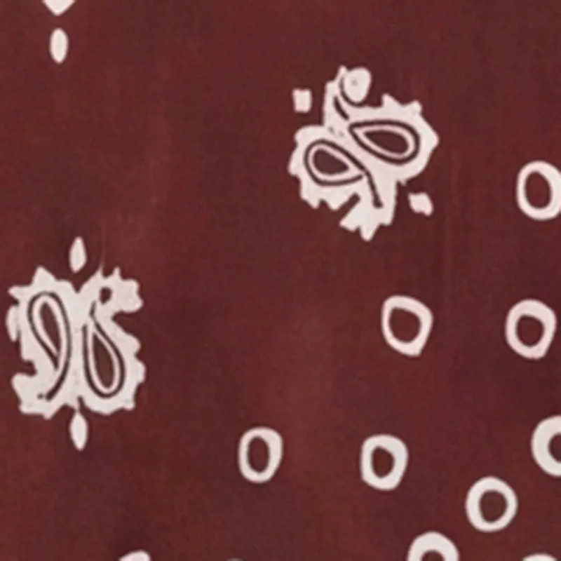 High Waisted Bandana Print Skirt with Shorts Lining sold by Rainbow product image thumbnail 4