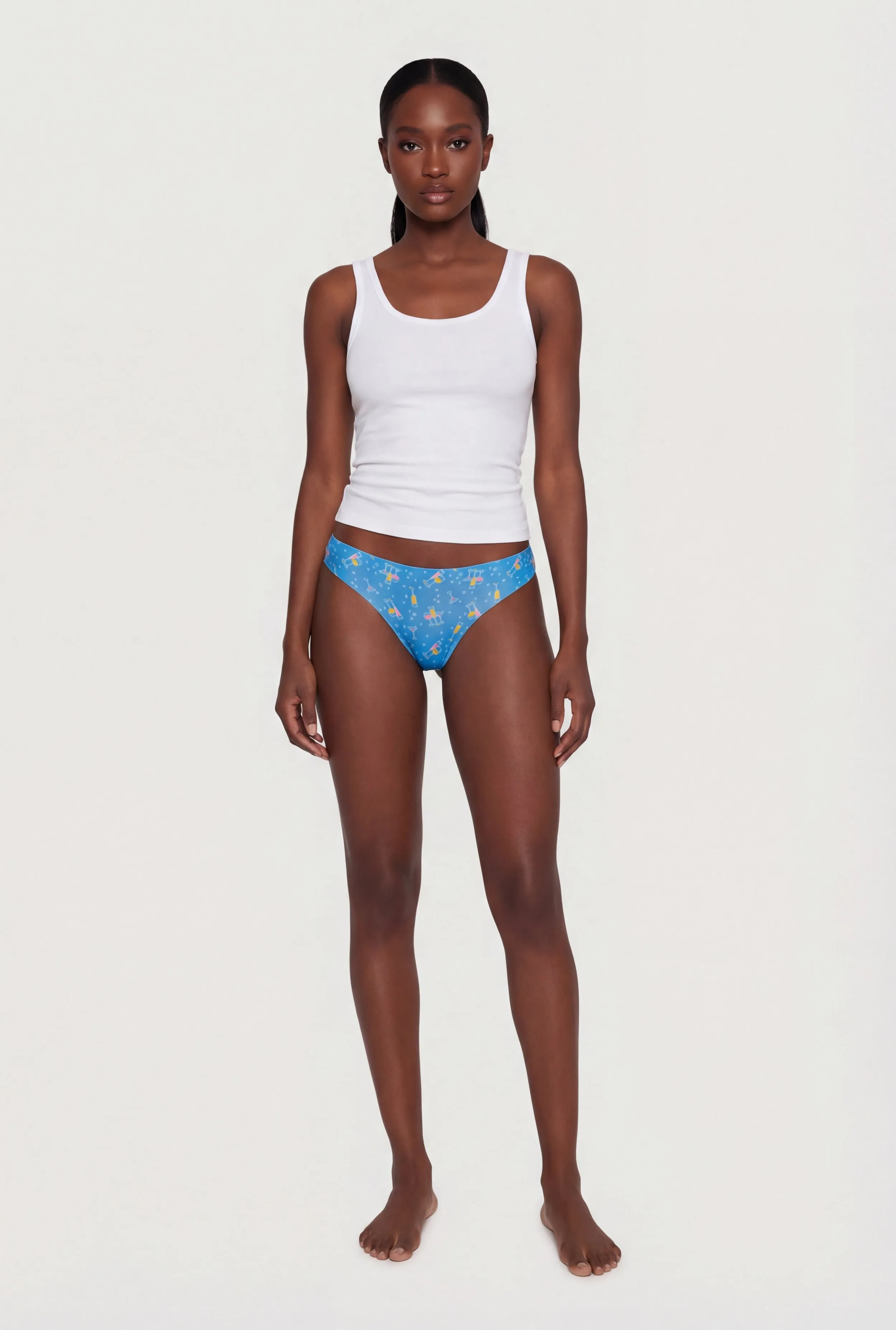 Cocktail Print Thong Panties 3 Pack sold by Rainbow product image thumbnail 3