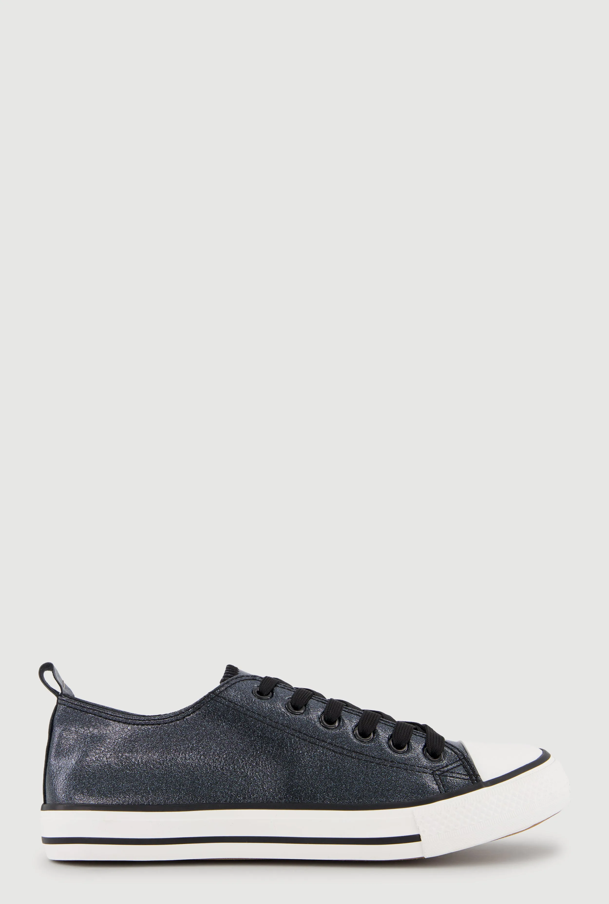 Metallic Low Top Canvas Sneakers sold by Rainbow product image thumbnail 2