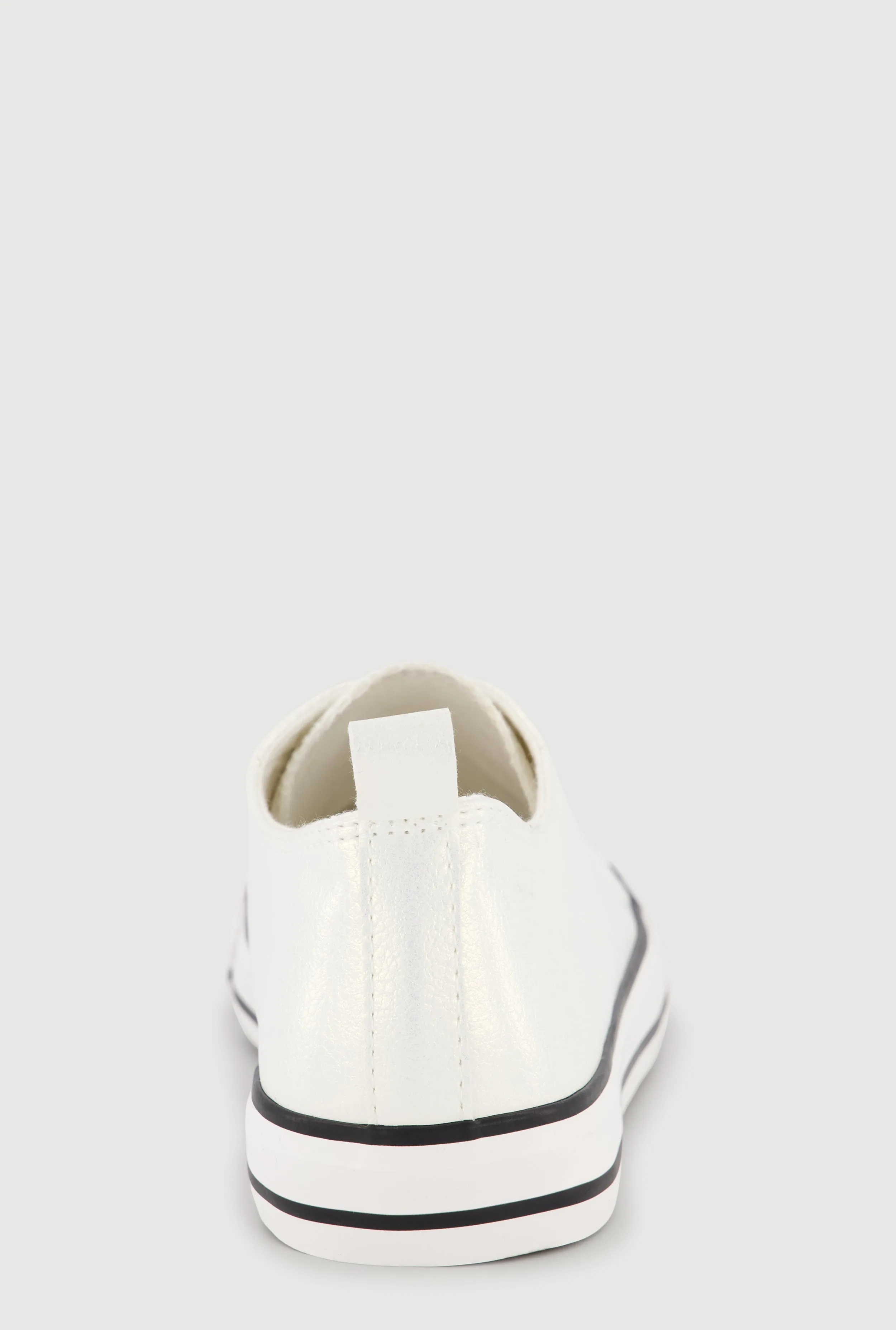 Metallic Low Top Canvas Sneakers sold by Rainbow product image thumbnail 3