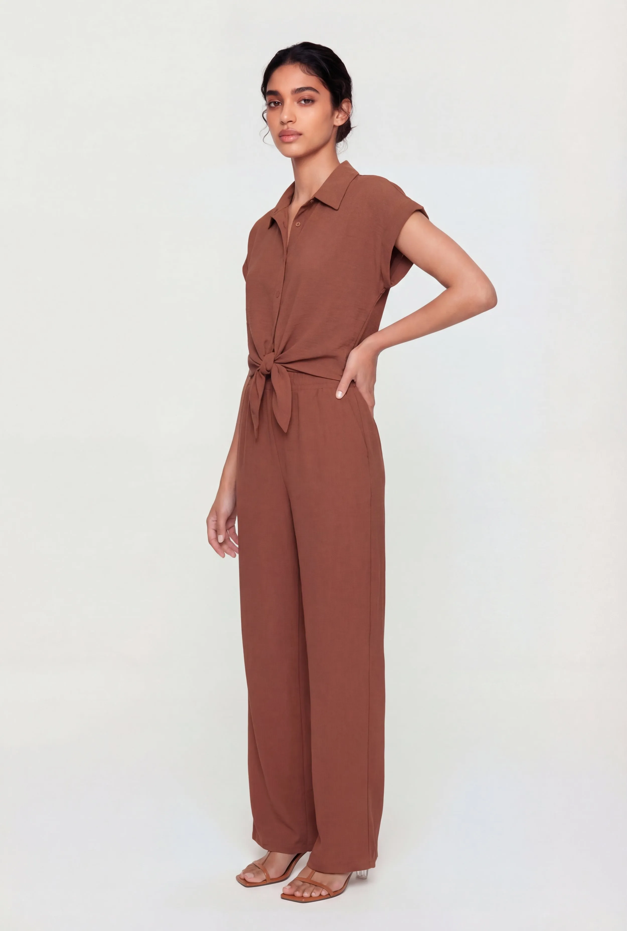 Solid Crepe Knit Pull On Pants sold by Rainbow product image thumbnail 2