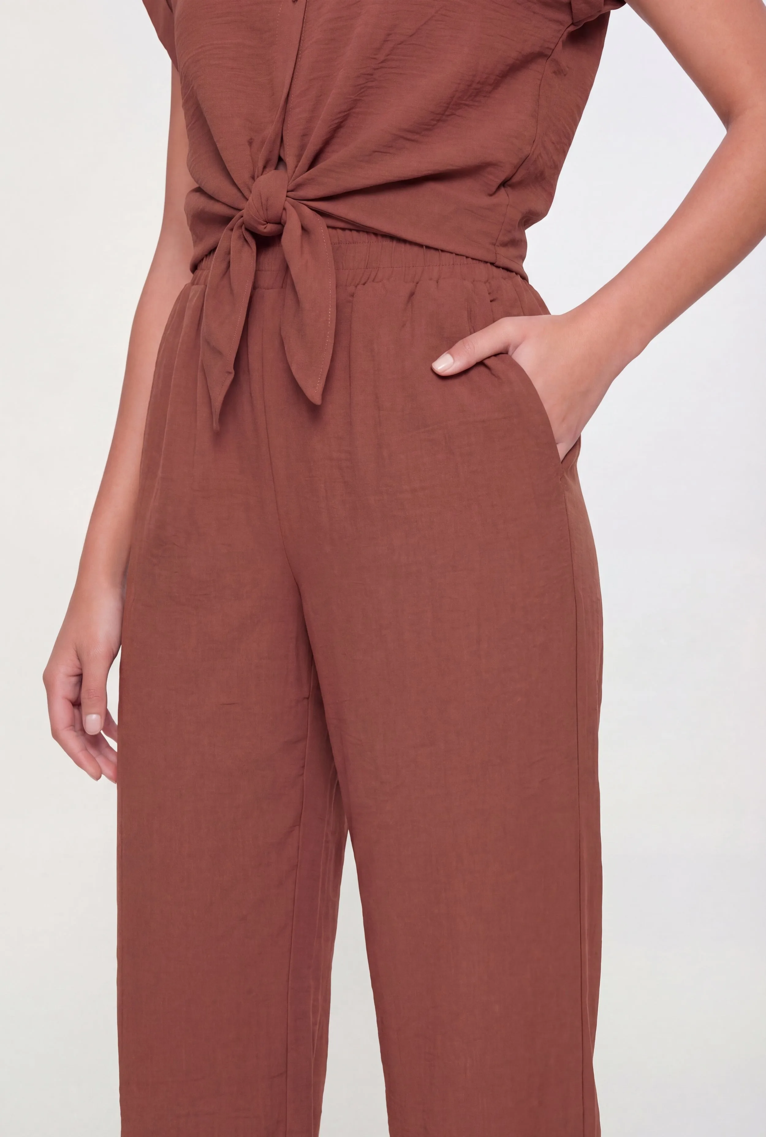 Solid Crepe Knit Pull On Pants sold by Rainbow product image thumbnail 3