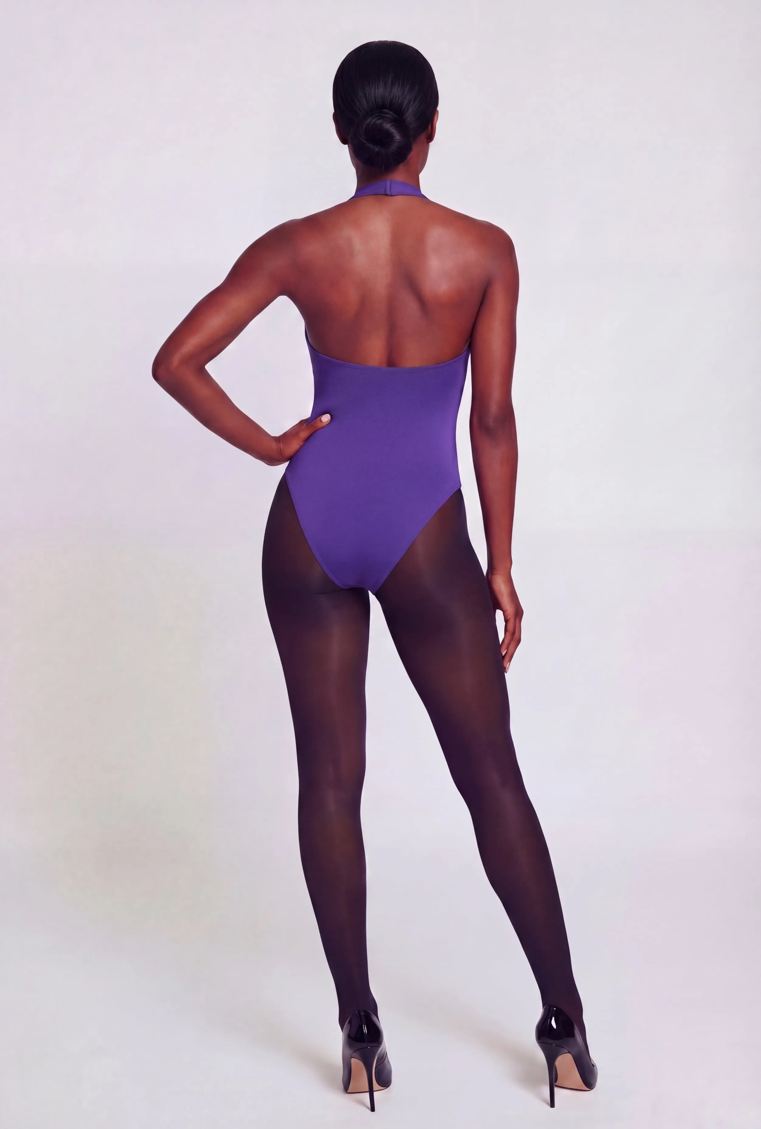 Double Layered Soft Knit Halter Bodysuit sold by Rainbow product image thumbnail 5