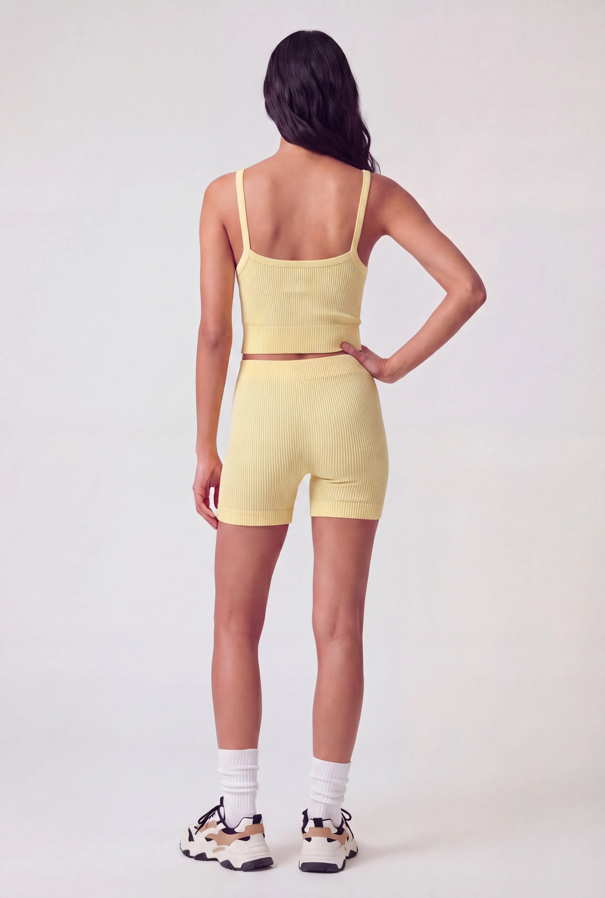 Seamless Rib Knit Shorts sold by Rainbow product image thumbnail 5