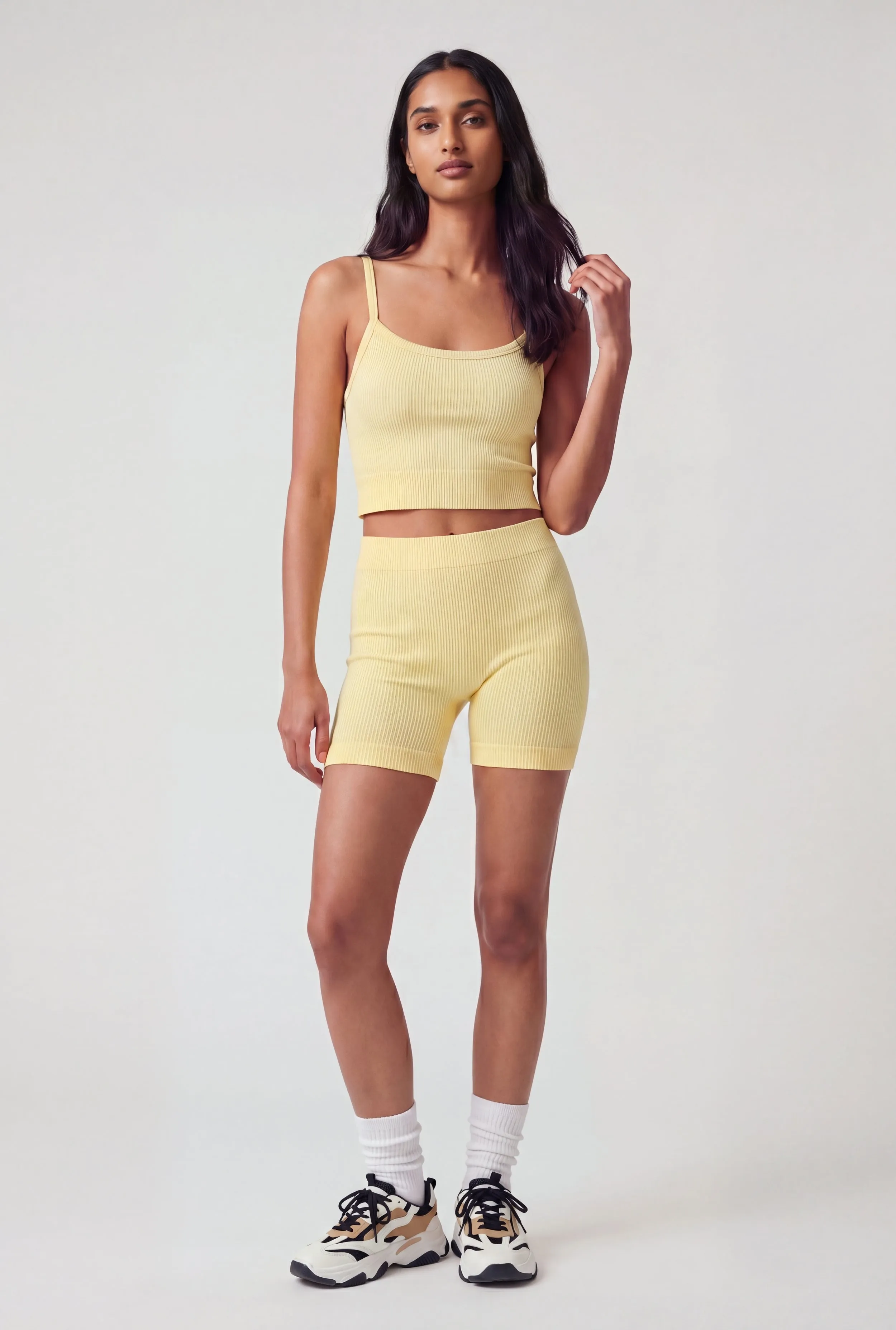 Seamless Rib Knit Shorts sold by Rainbow